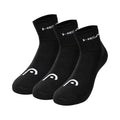 Short Crew Chaussettes de tennis Unisex - noir,