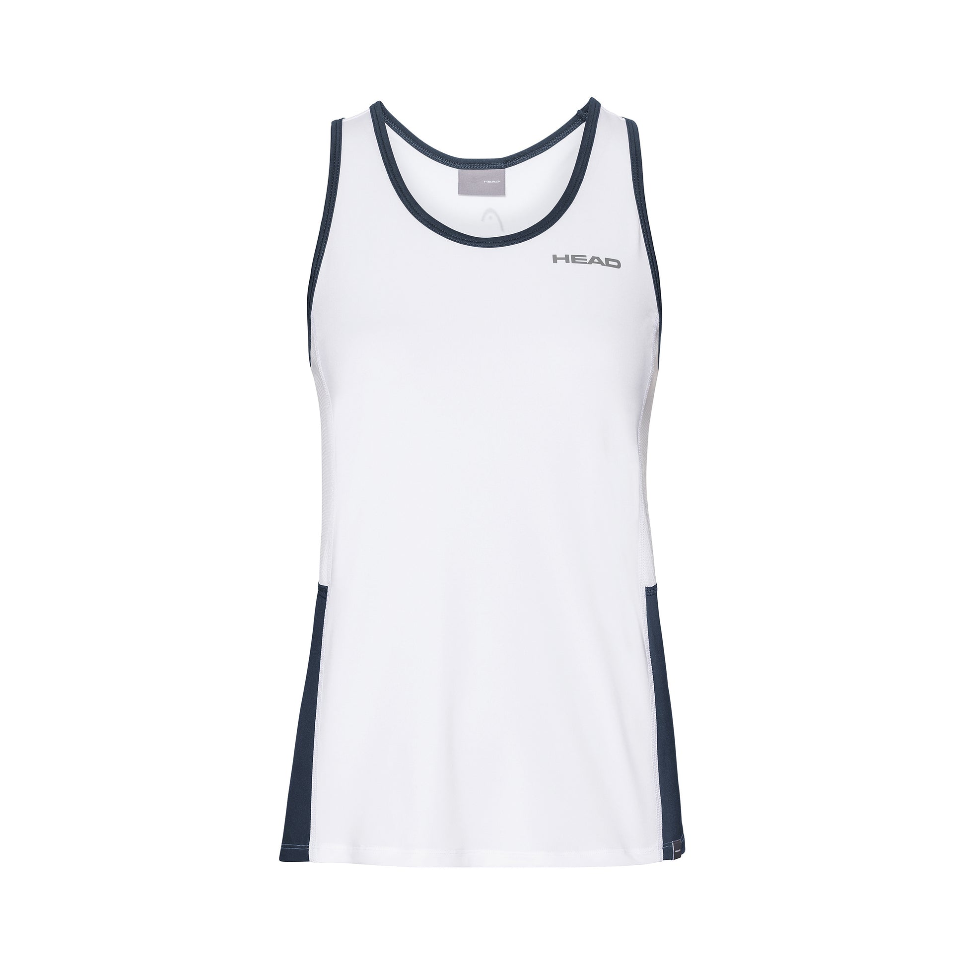 HEAD Club Débardeur tank top Filles - blanc, bleu foncé