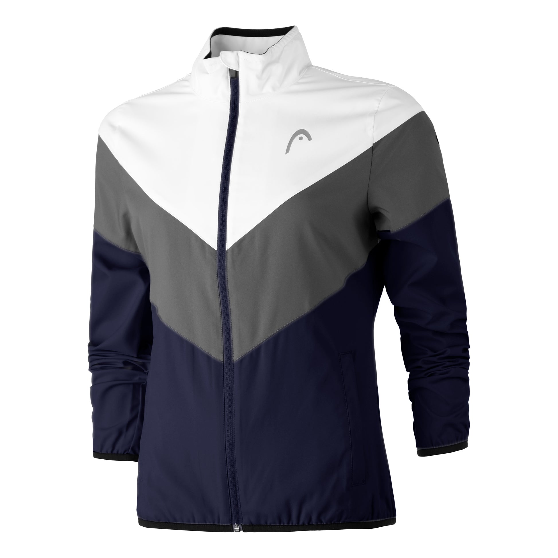 HEAD Club 22 Veste de survêtement Femmes - gris, blanc