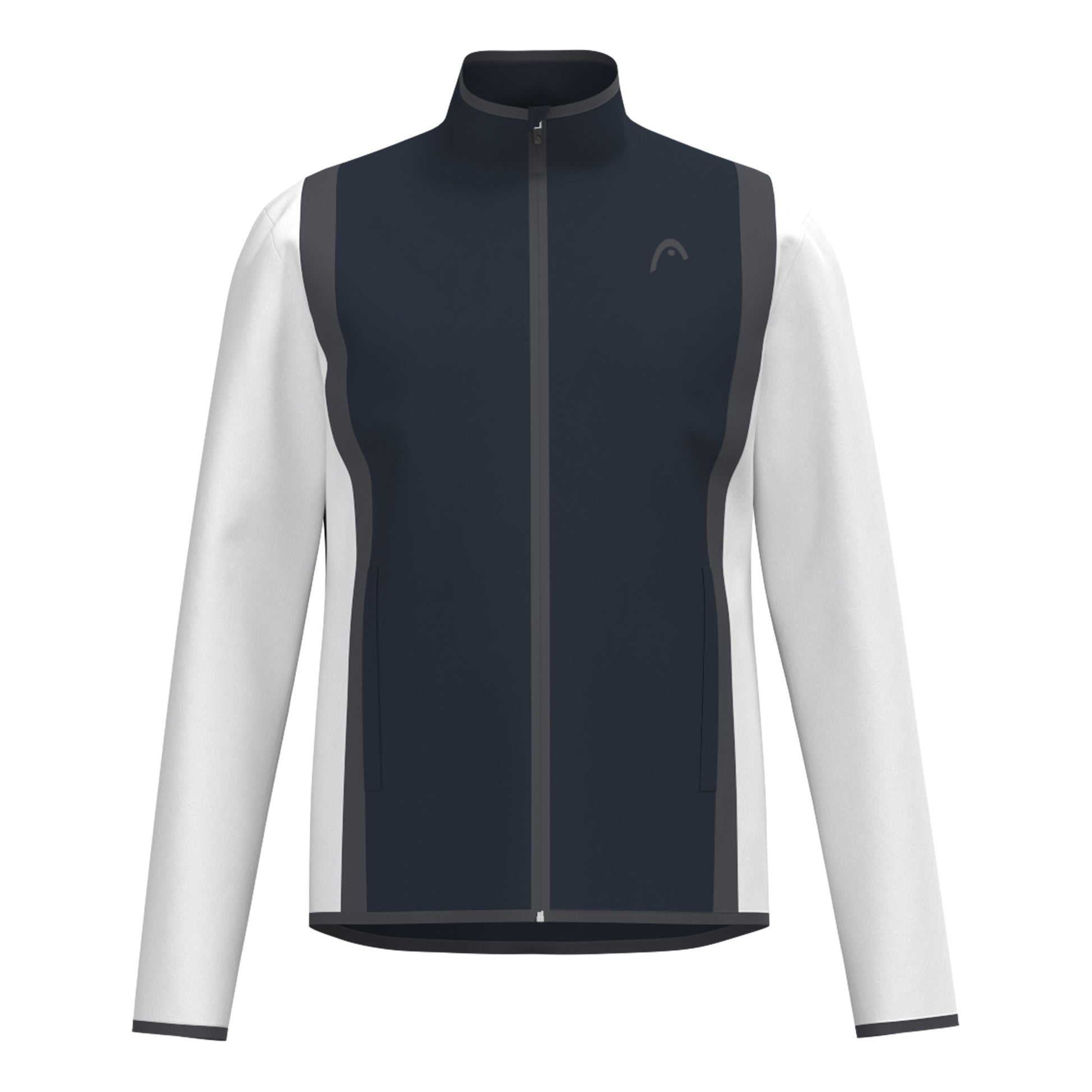 HEAD Club 25 Veste de survêtement Hommes - bleu foncé, blanc