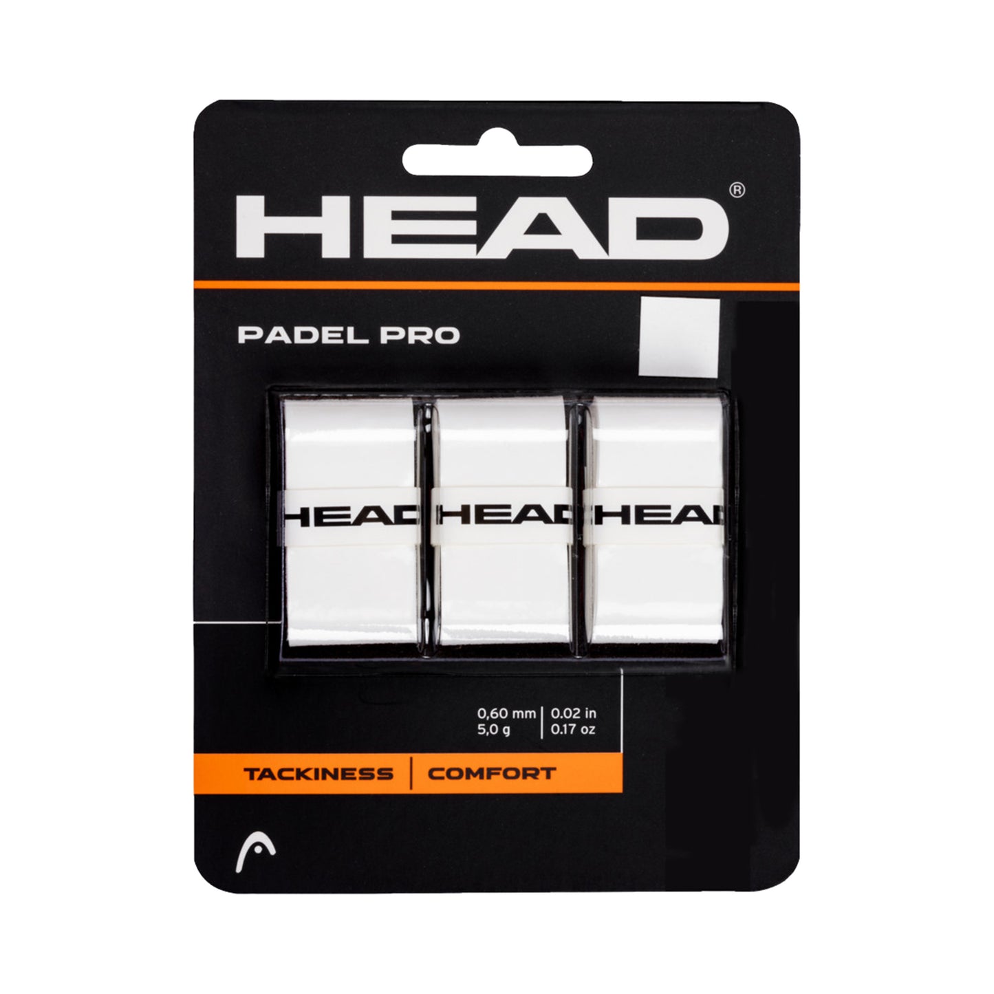 HEAD Padel Pro Pack de 3 - blanc