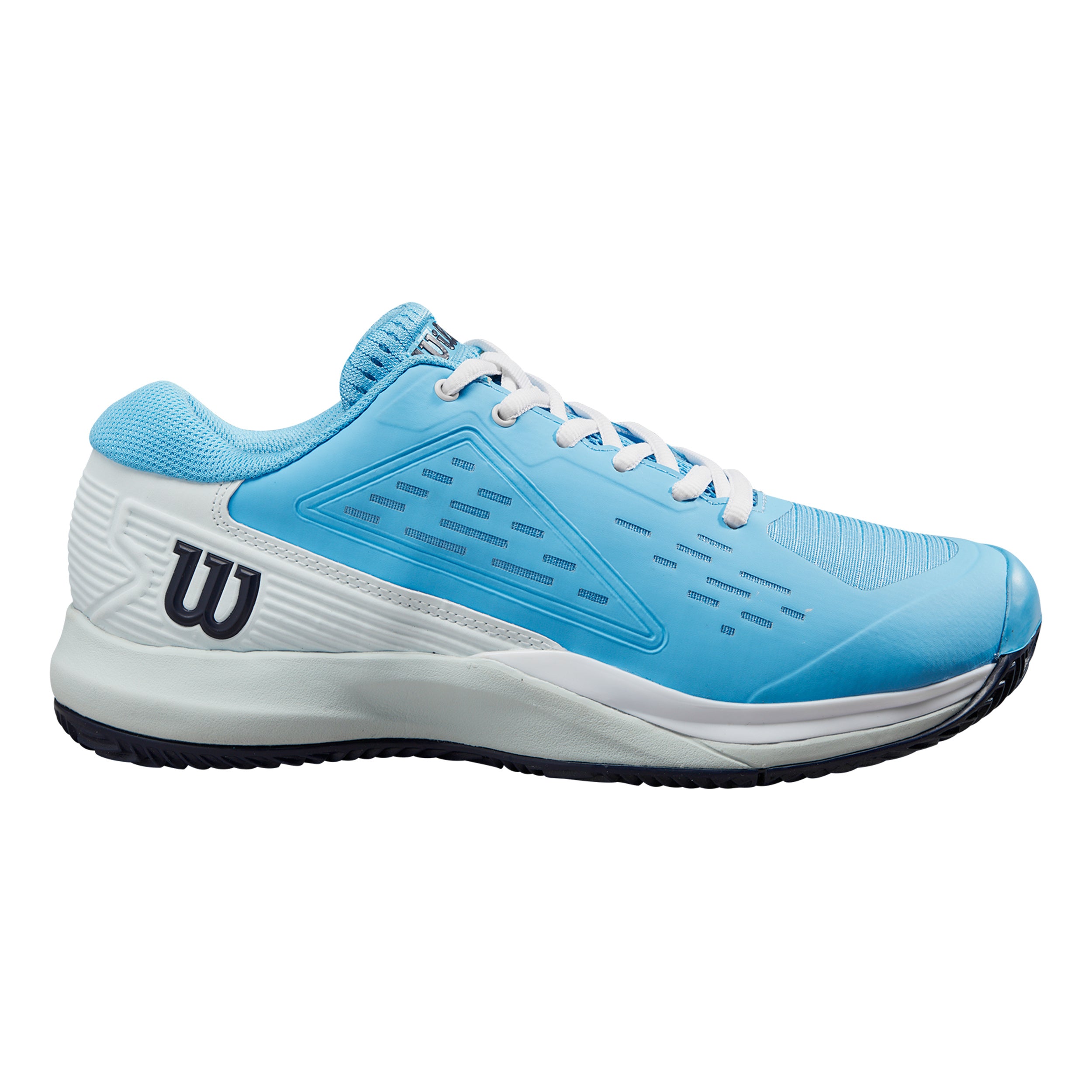 Wilson Rush Pro Ace Chaussure terre battue Femmes - bleu clair, blanc