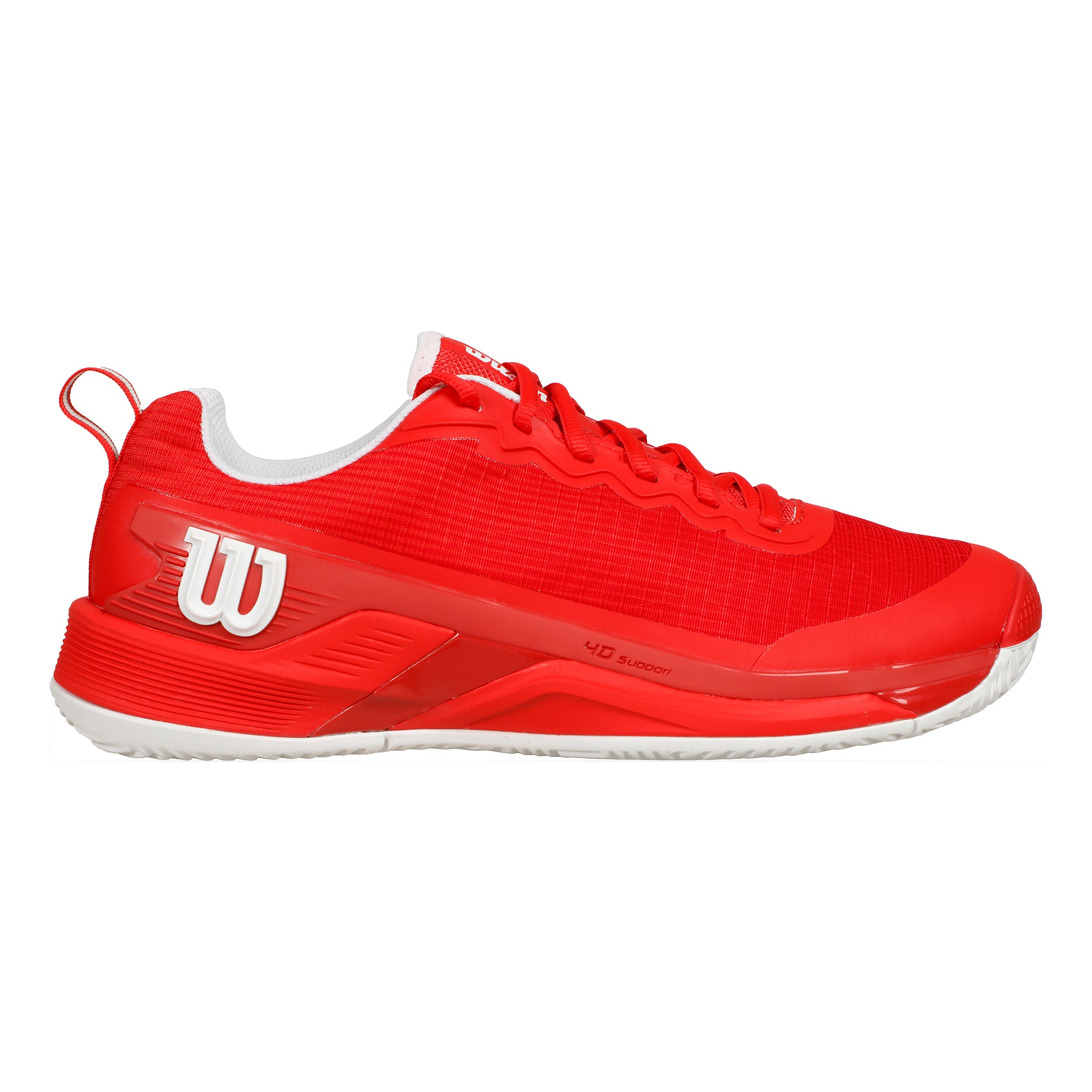 Wilson Rush Pro 4.5 Chaussure Terre Battue Hommes-Rouge,Blanc