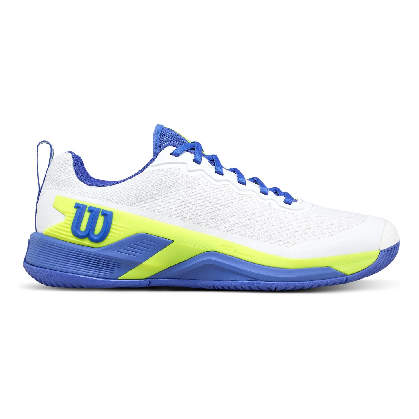 Wilson Rush Pro 4.5 Chaussures Toutes Surfaces Hommes-Blanc,Bleu