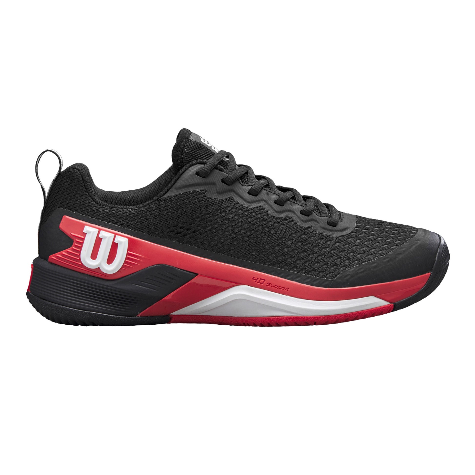 Wilson Rush Pro 4.5 Chaussures Toutes Surfaces Hommes-Noir,Rouge
