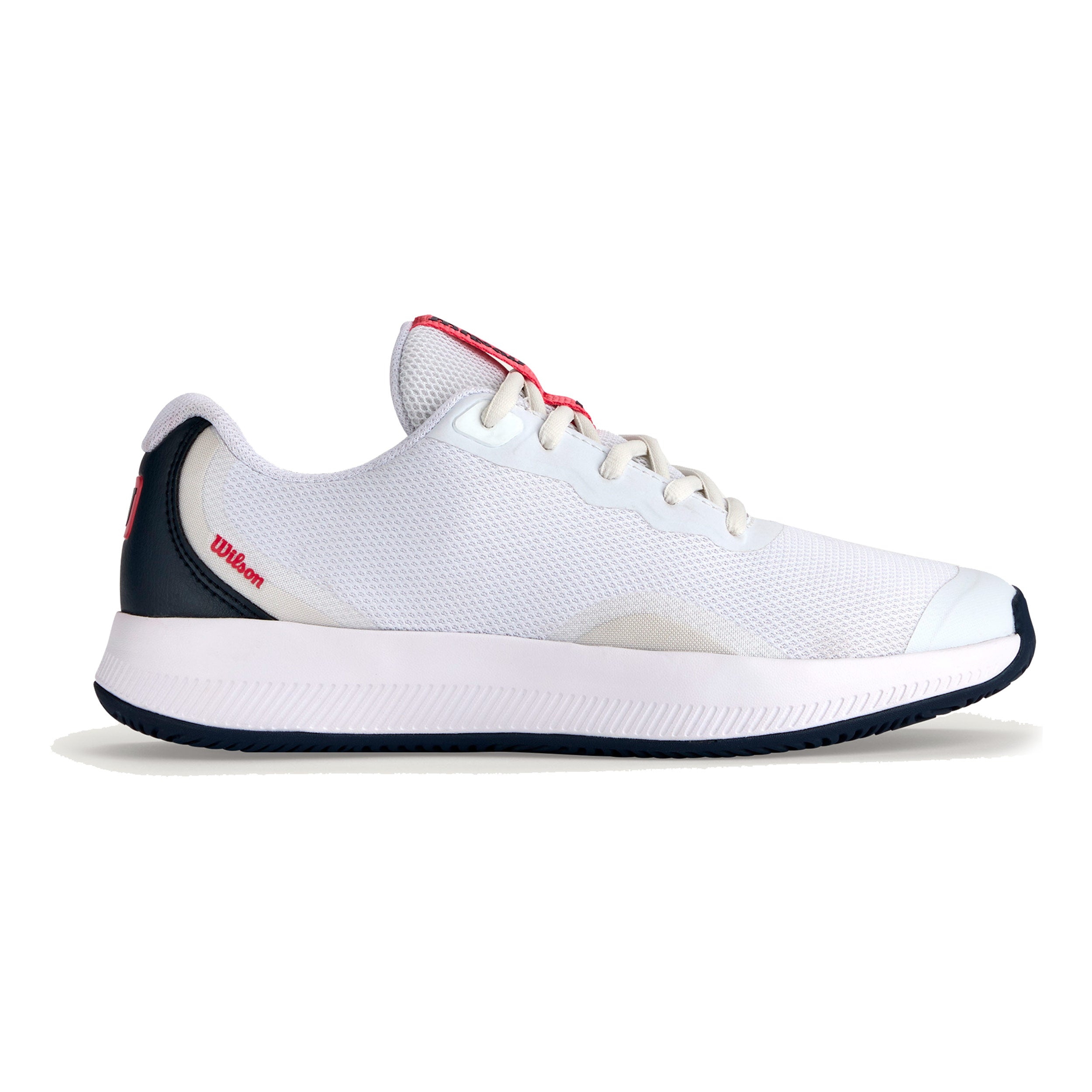 Wilson Intrigue Lite Chaussures Toutes Surfaces Femmes-Blanc,Bleu Foncé