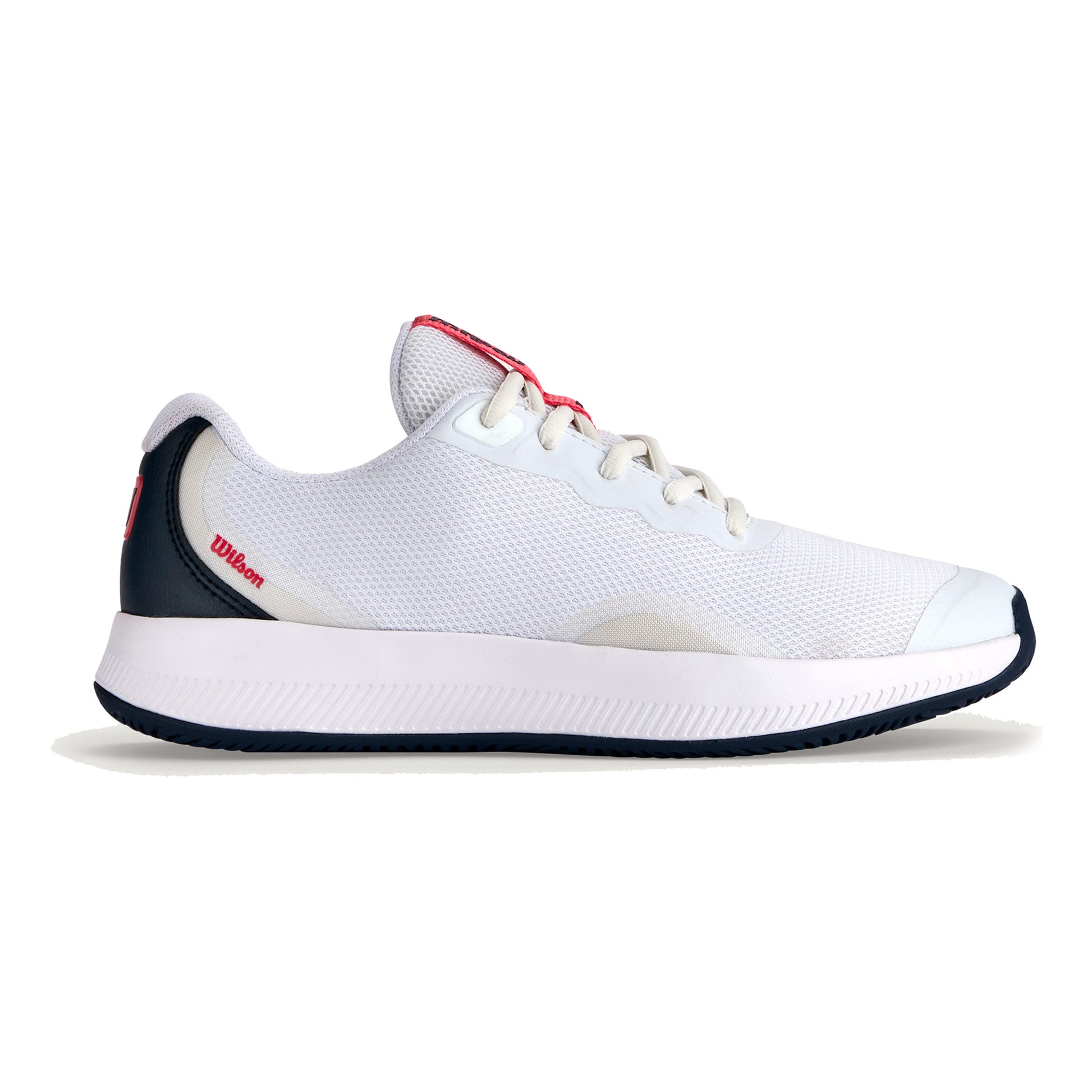 Wilson Intrigue Lite Chaussures Toutes Surfaces Femmes-Blanc,Bleu Foncé