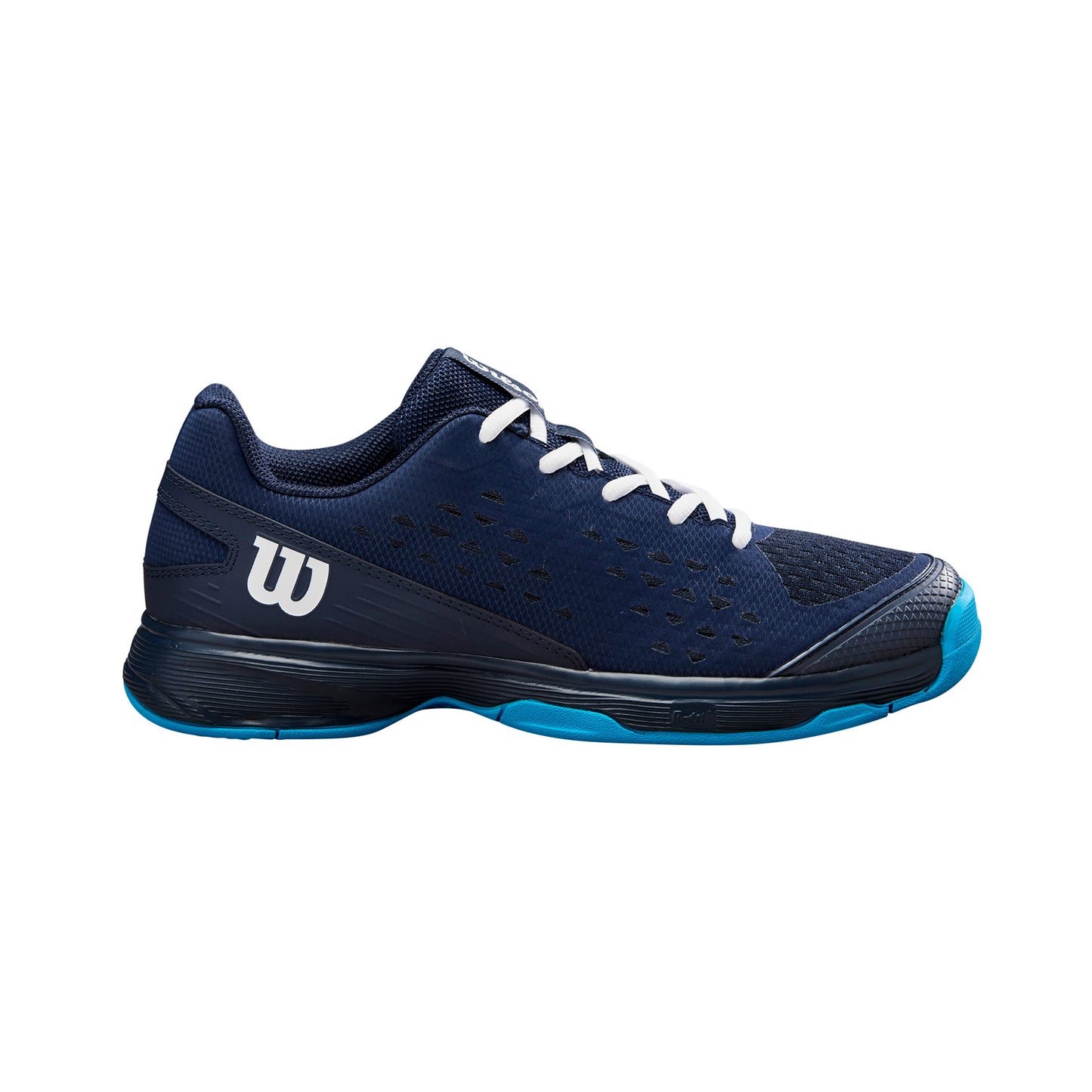 Wilson Rush Pro Chaussures Toutes Surfaces Enfants-Bleu Foncé,Bleu Foncé