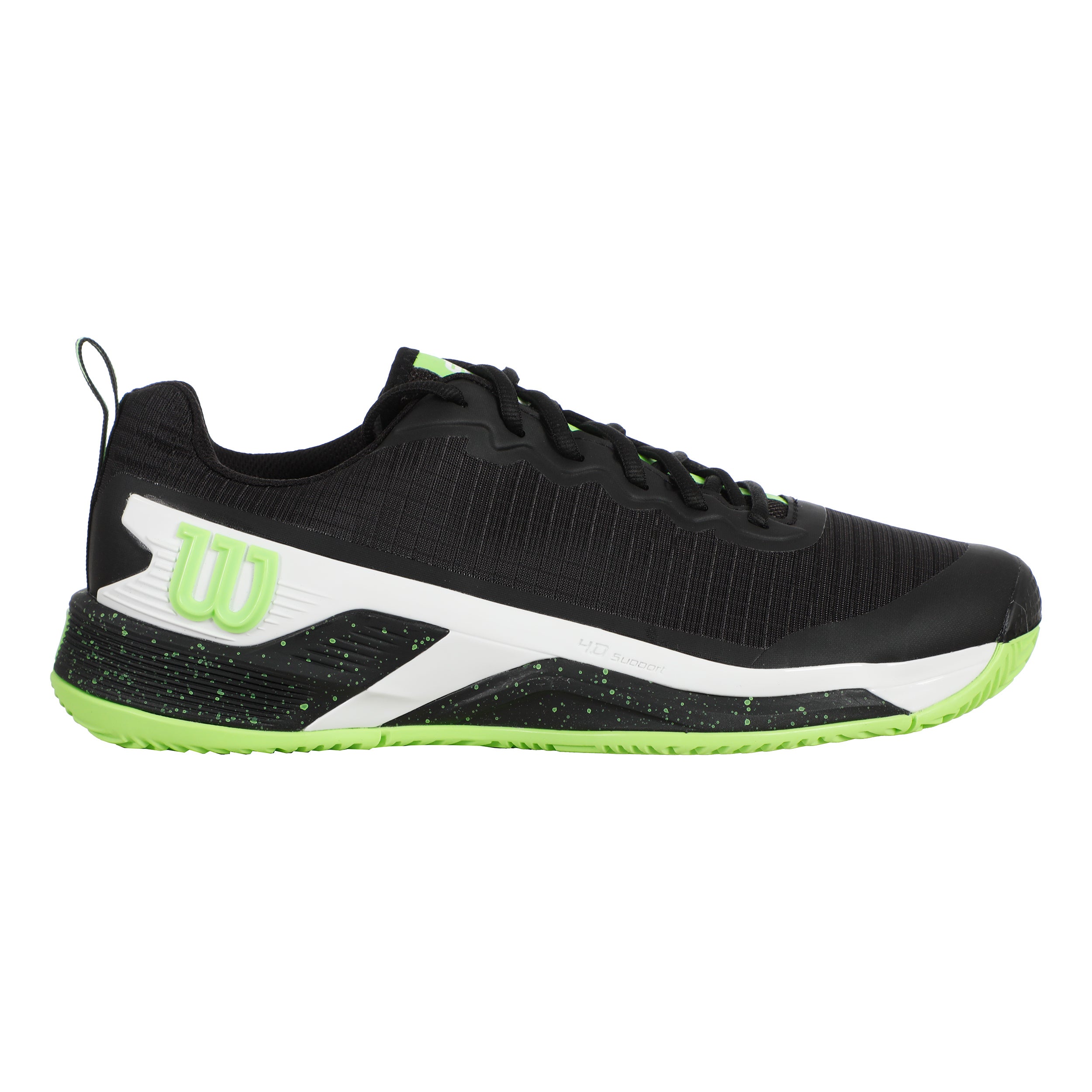 Wilson Rush Pro 4.5 Chaussure Terre Battue Hommes-Noir,Vert Clair
