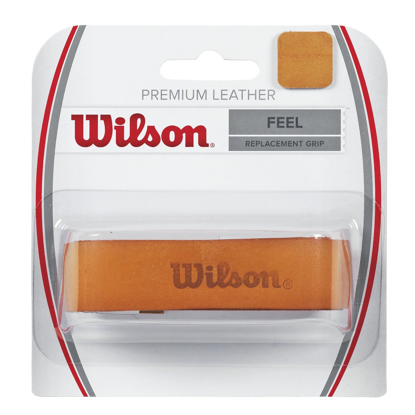 Wilson Premium Leather Replacement Grip Pack 1 Unité-Marron