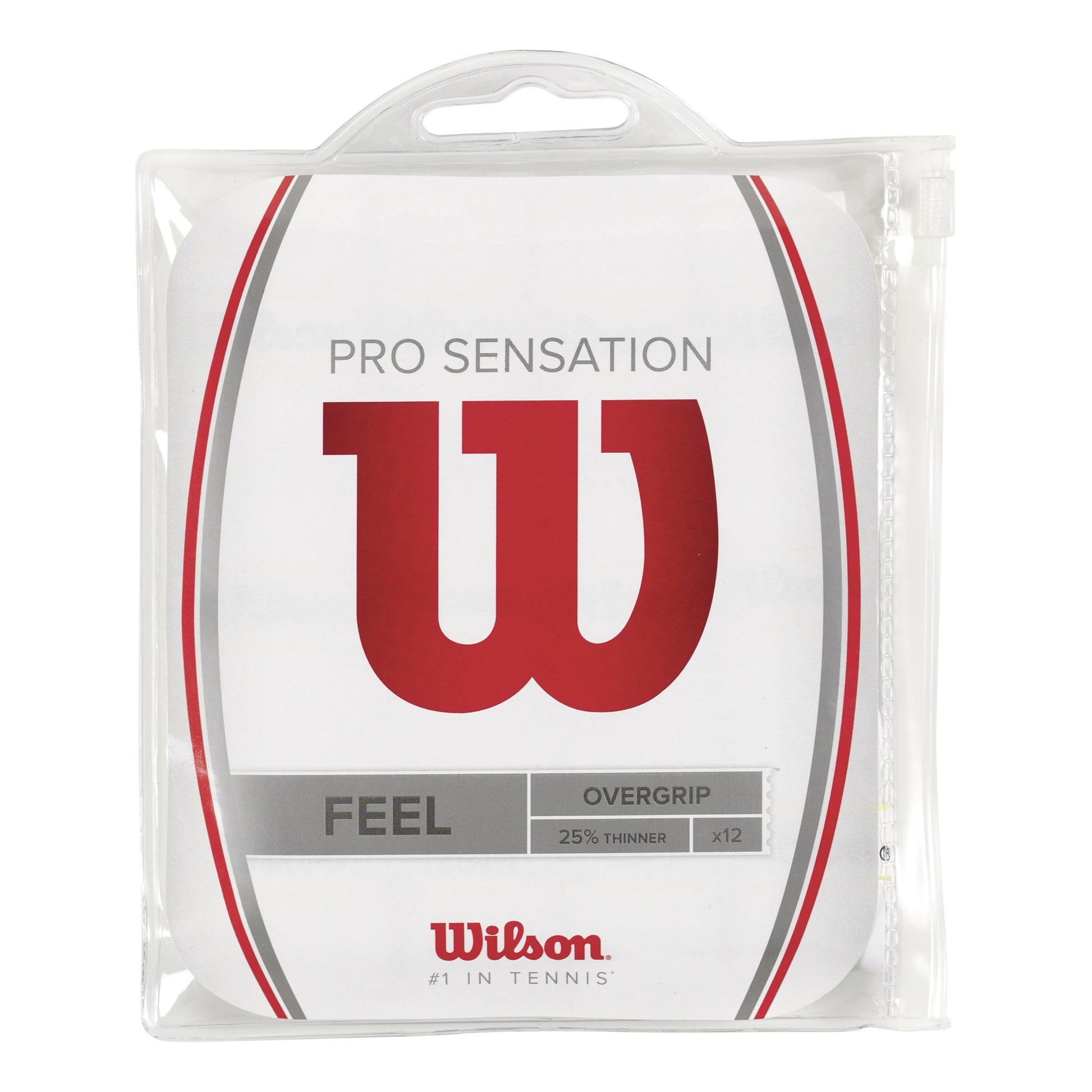 Wilson Pro Overgrip Sensation Pack De 12-Blanc