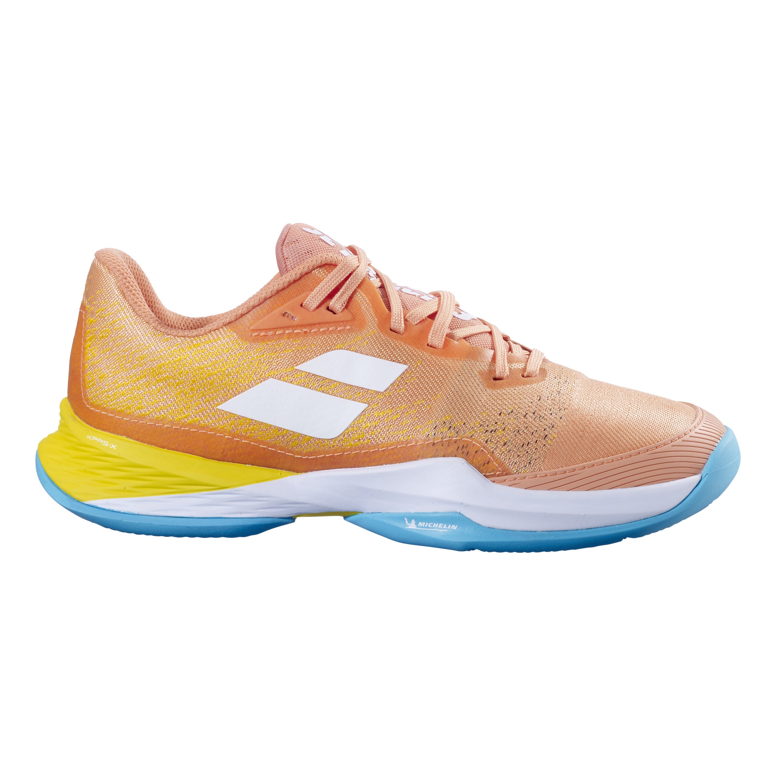 Babolat Jet Mach 3 Chaussure Terre Battue Femmes-Abricot, Jaune