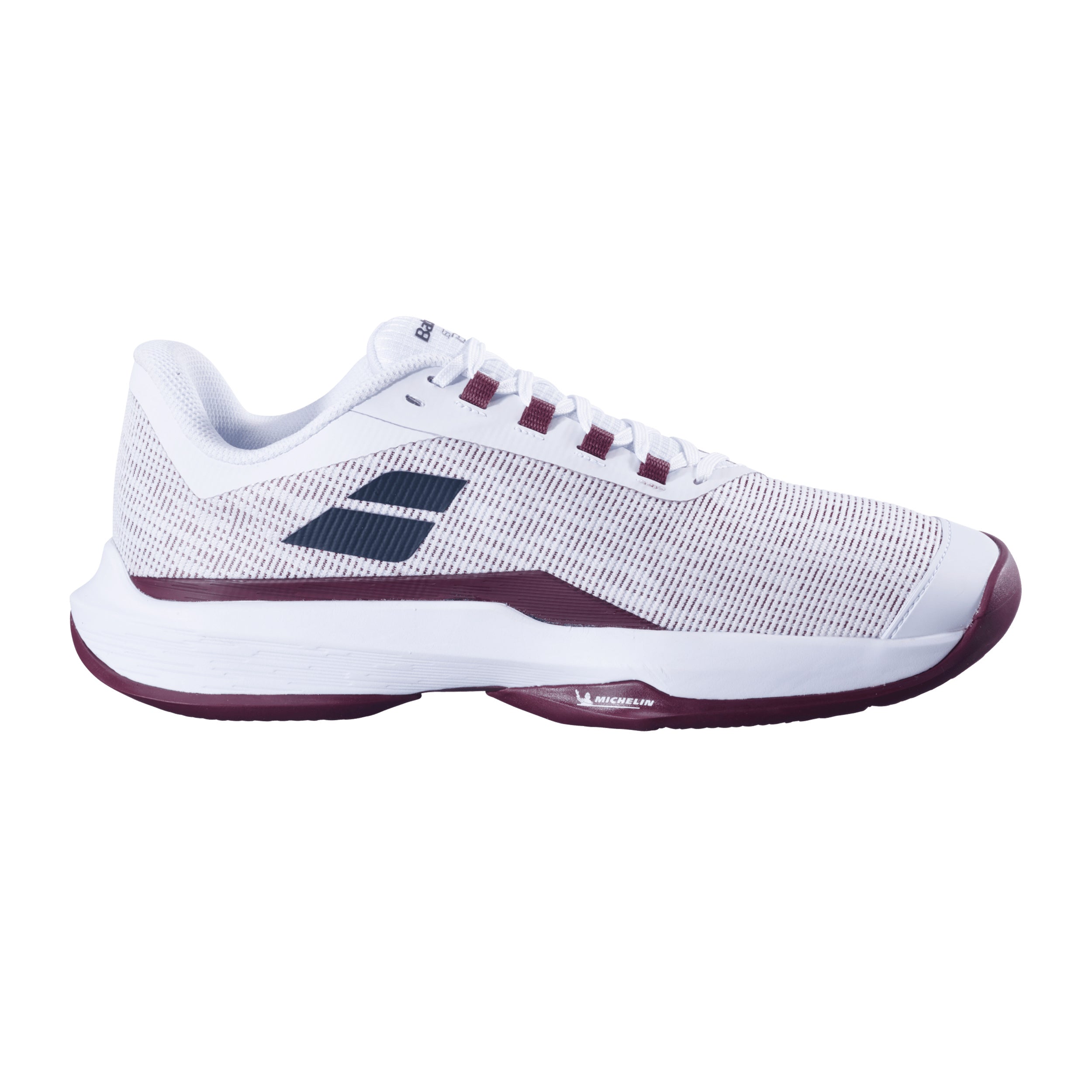 Babolat Jet Tere 2 CLY Chaussure Terre Battue Hommes-Blanc,Rouge Foncé