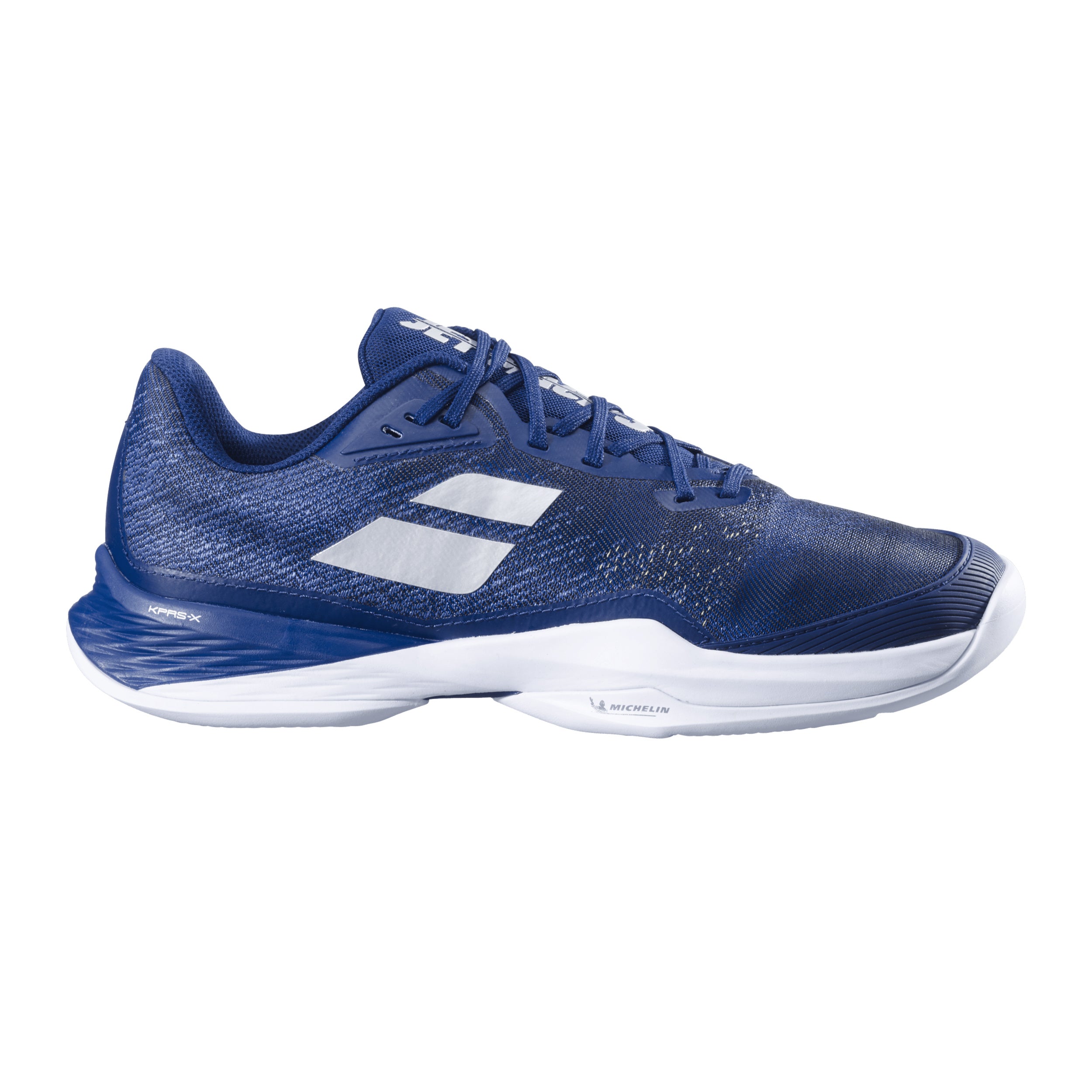 Babolat Jet Mach 3 Chaussure Terre Battue Hommes-Bleu Foncé,Blanc