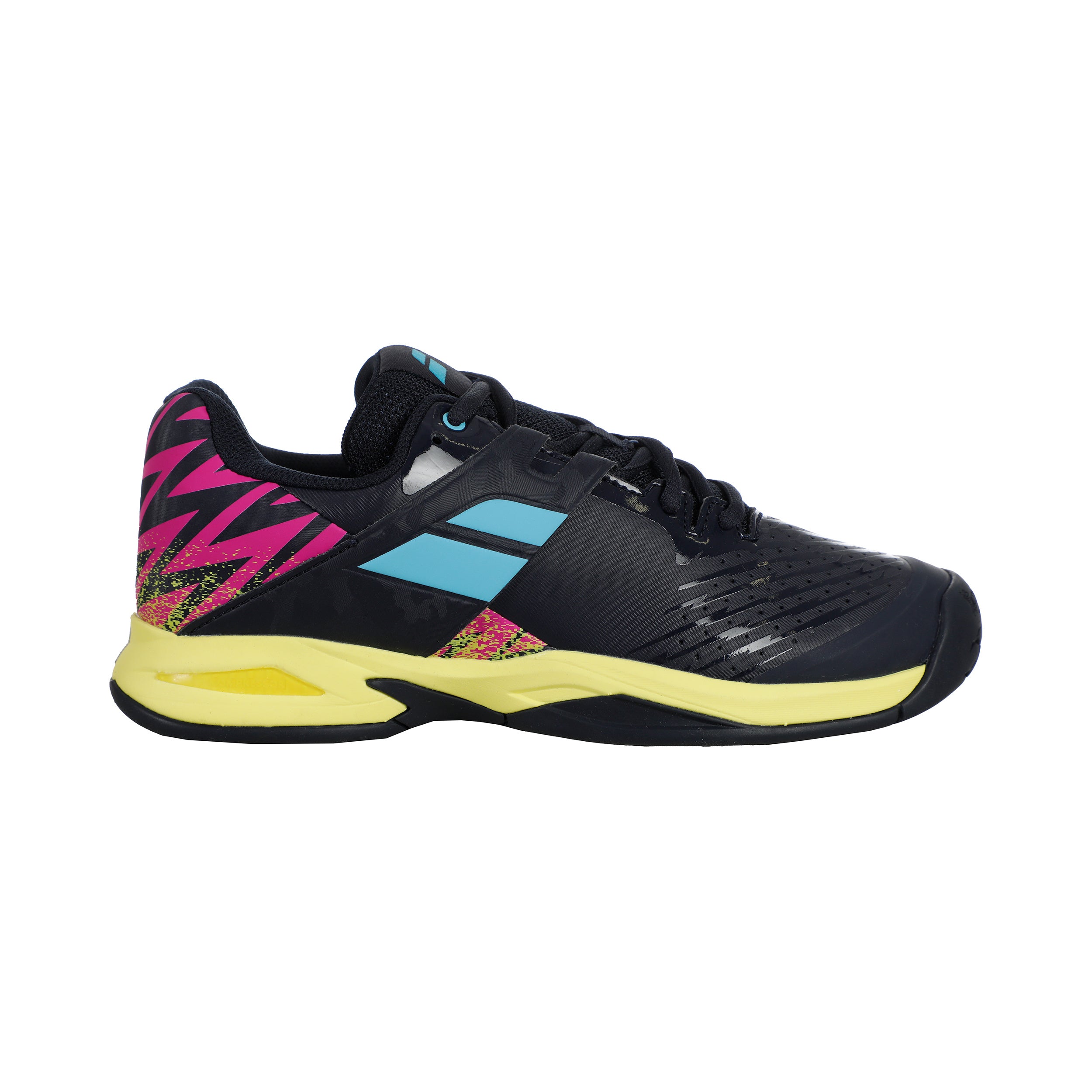 Babolat Propulse Chaussures Toutes Surfaces Enfants-Bleu Foncé,Pink