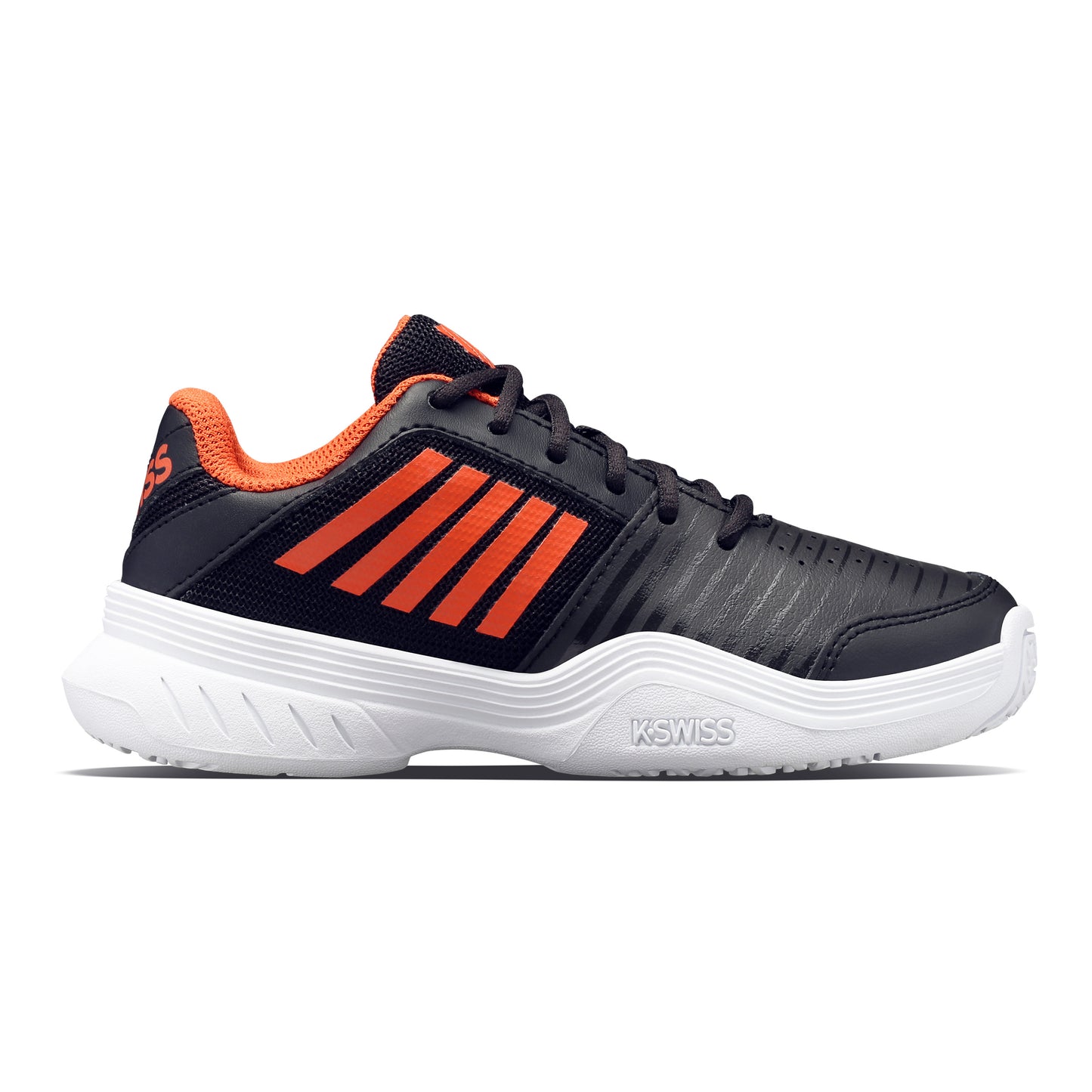 K-Swiss Court Express Omni Chaussures toutes surfaces Enfants - noir, orange