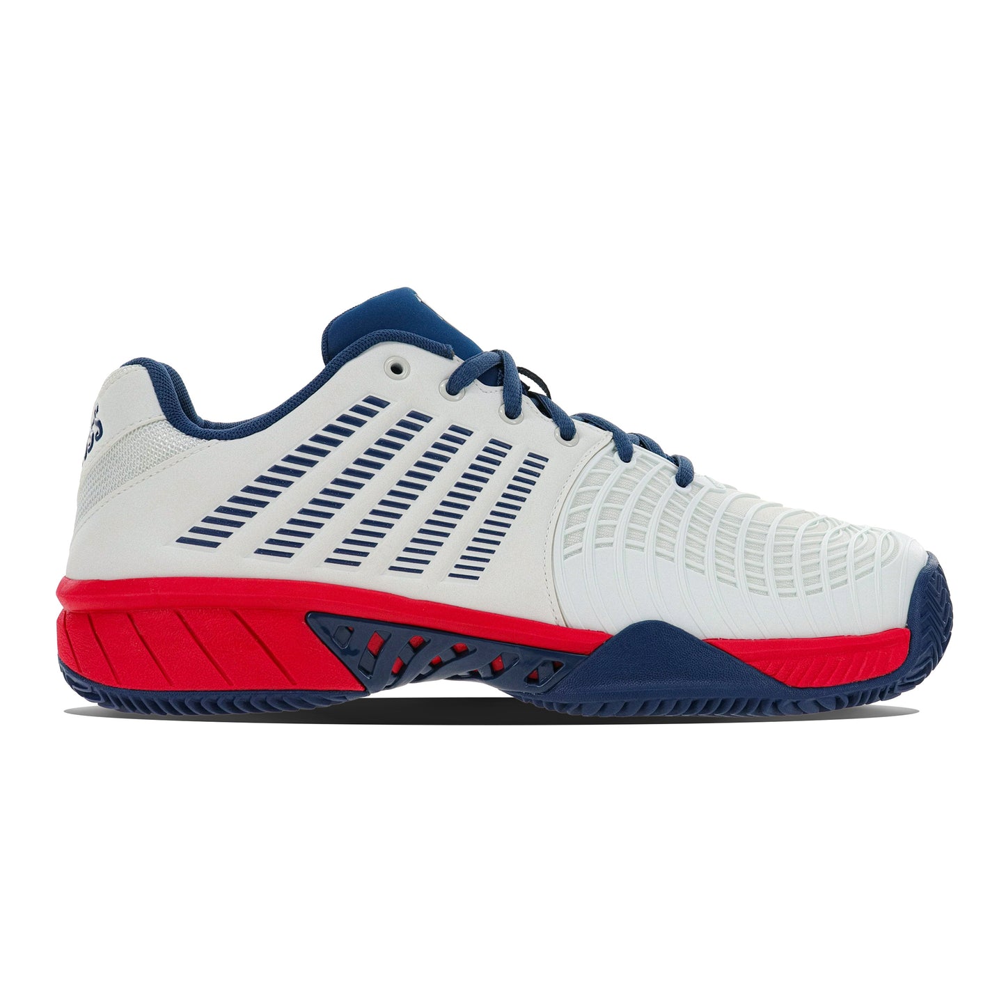 K-Swiss Express Light 3 Chaussure terre battue Hommes - blanc, rouge