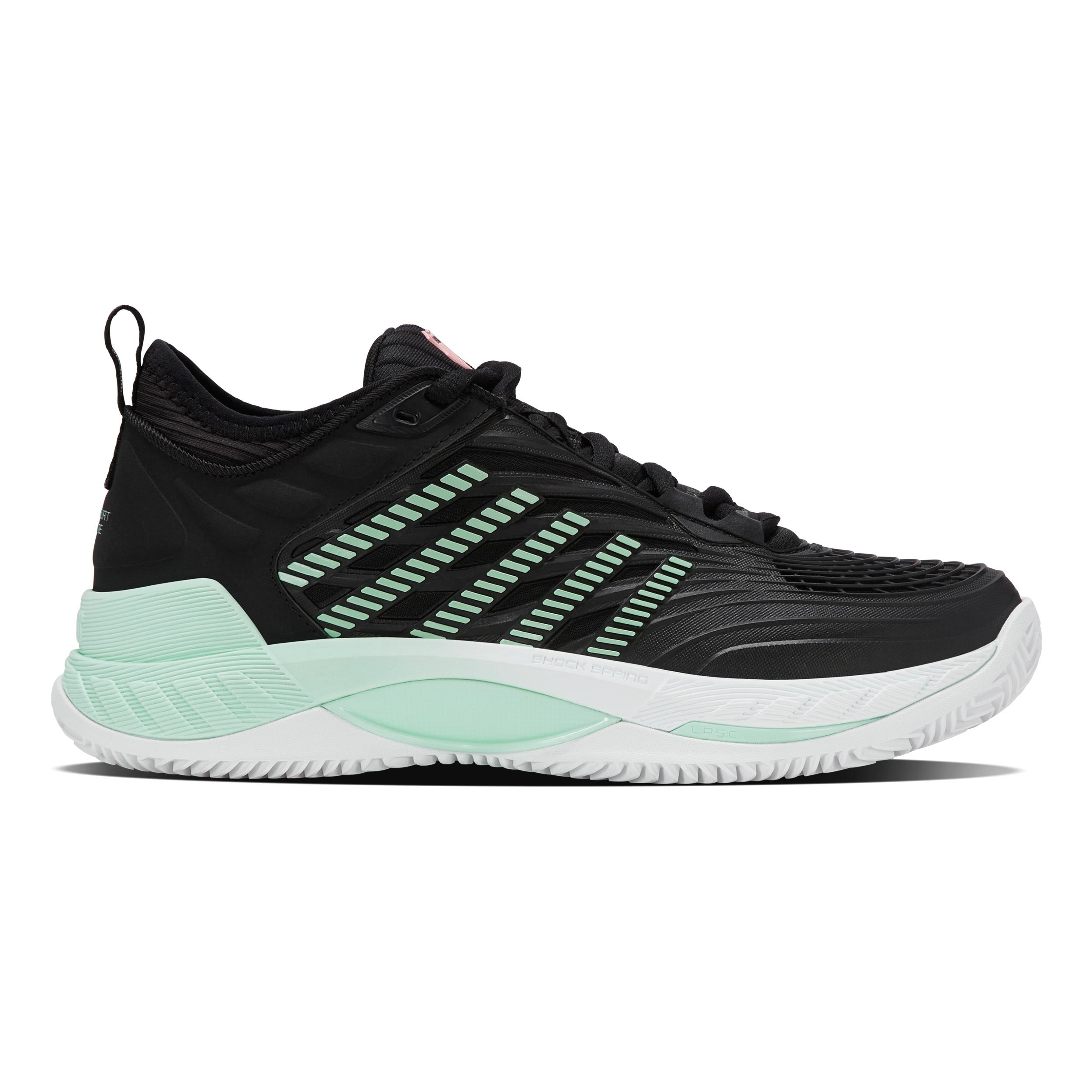 K-Swiss Hypercourt Supreme 2 Chaussure terre battue Femmes - noir, menthe