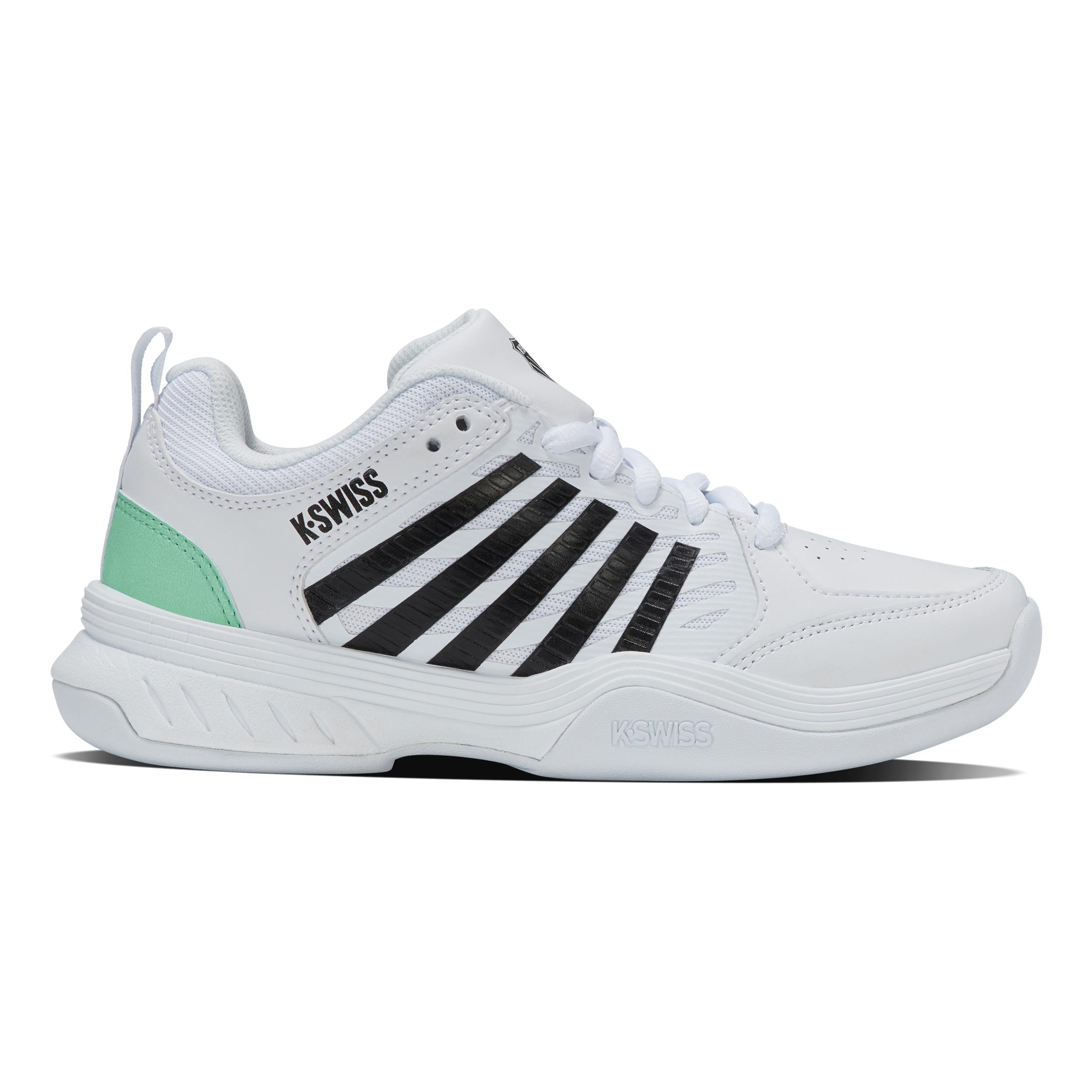 K-Swiss Court Express 2 Chaussure moquette Femmes - blanc, menthe