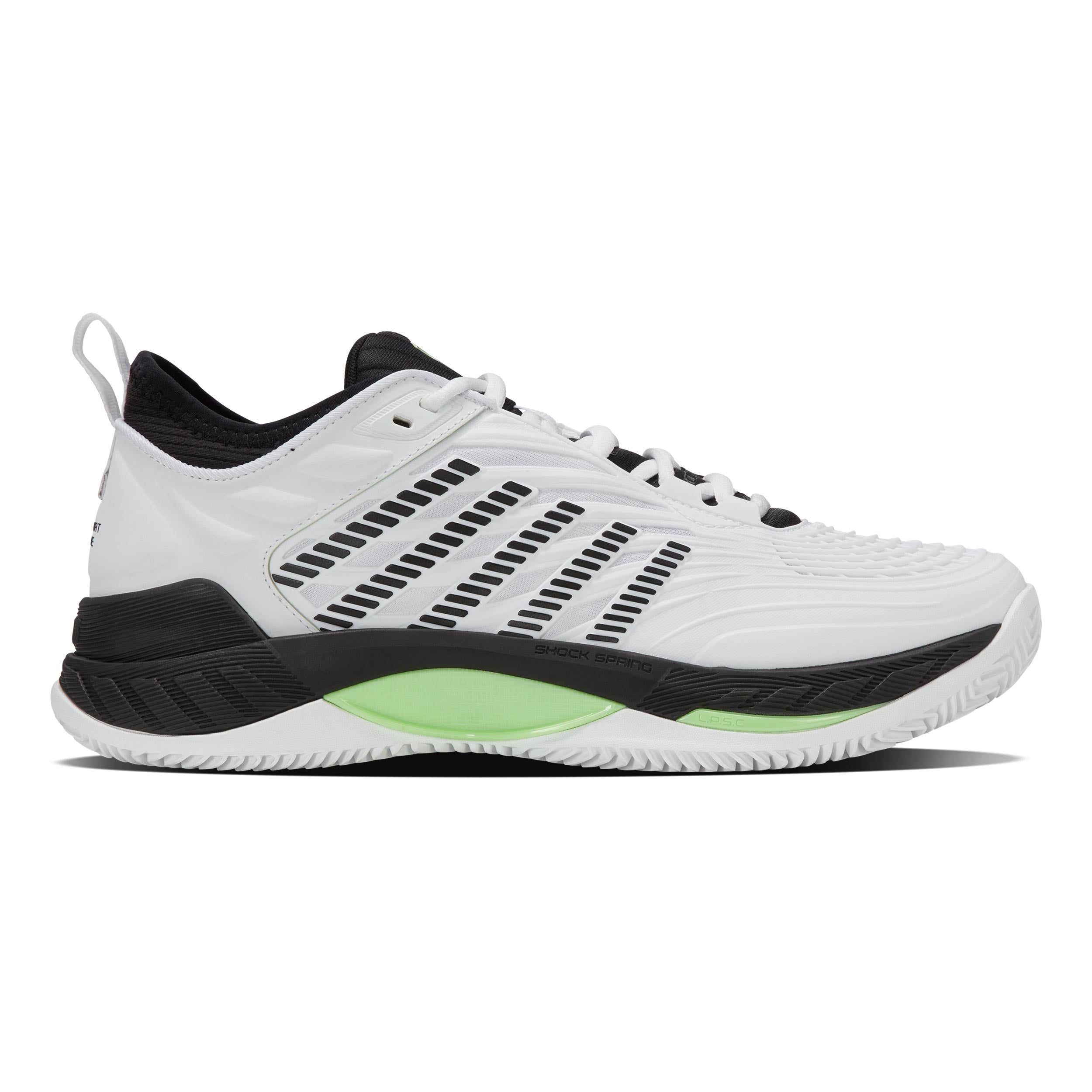 K-Swiss Hypercourt Supreme 2 Chaussure Terre Battue Hommes-Blanc,Vert