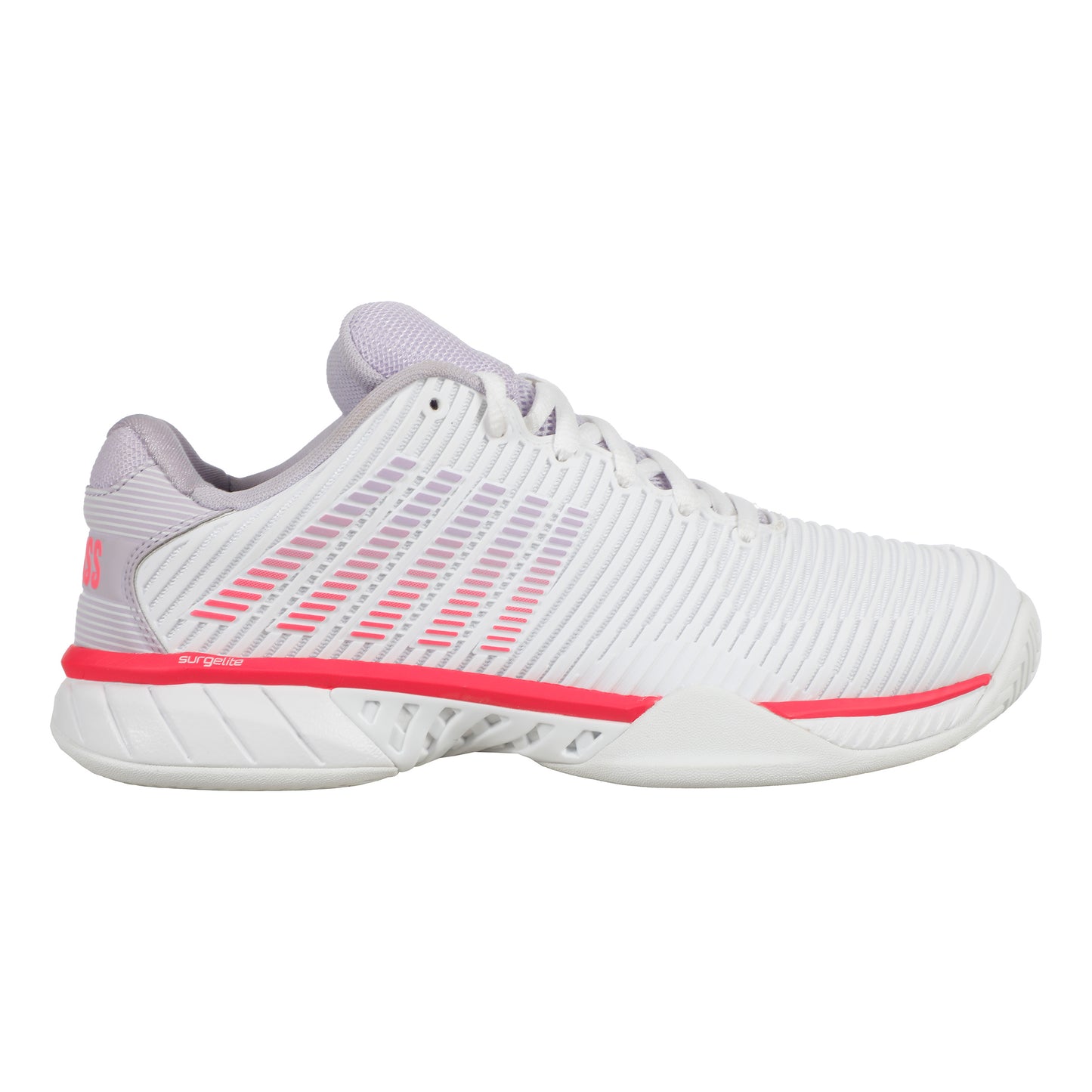 K-Swiss Hypercourt Express 2 Chaussures Toutes Surfaces Femmes-Blanc,Pink Fluo