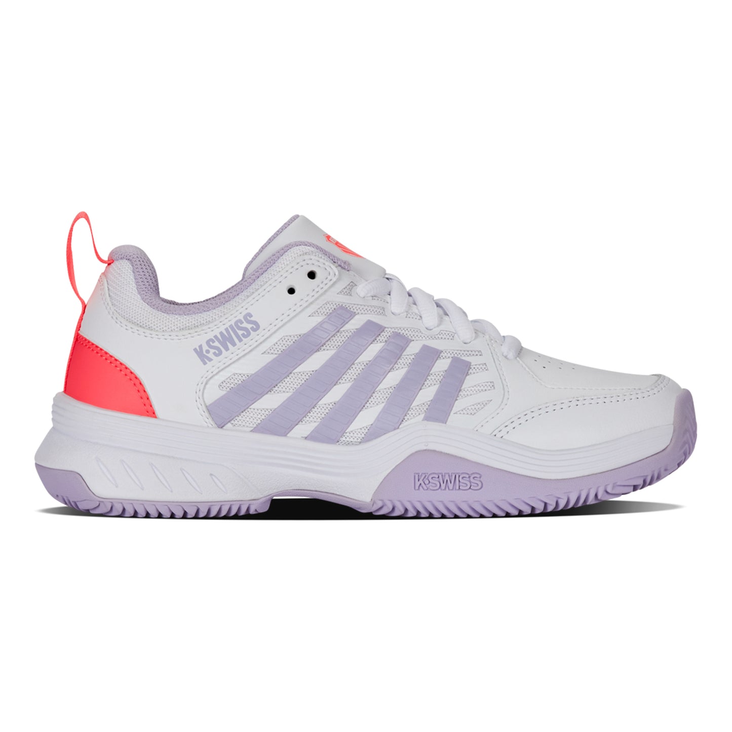 K-Swiss Court Express 2 Chaussure terre battue Femmes - blanc, lilas