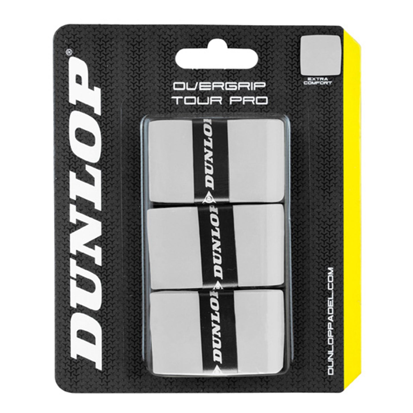 Dunlop Tour Pro Pack de 3-blanc