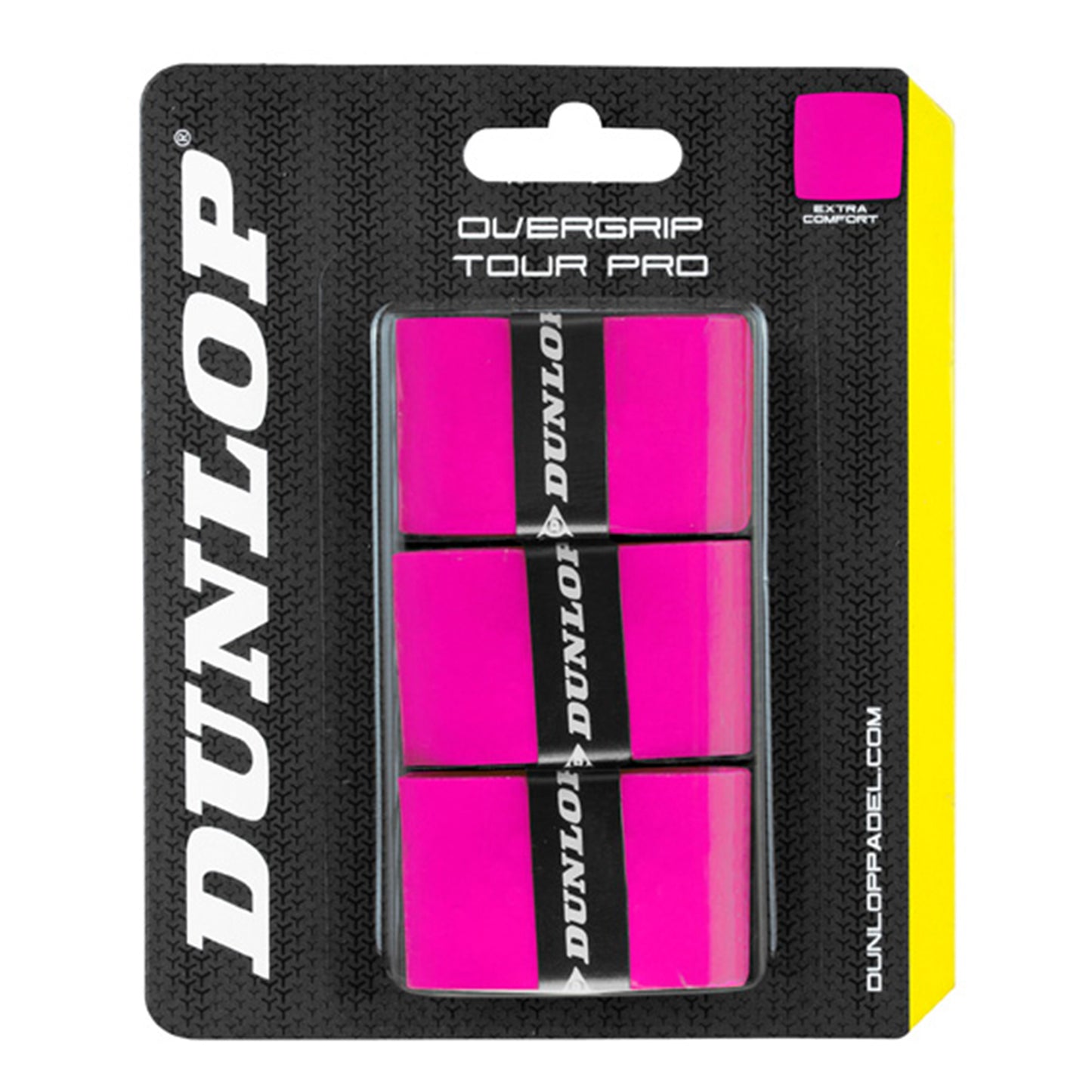Dunlop Tour Pro Pack de 3-pink