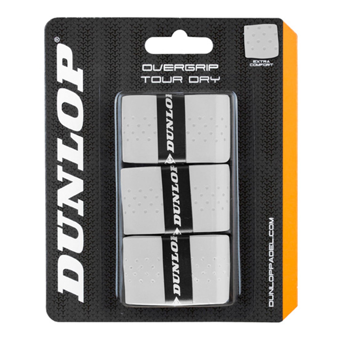 Dunlop Tour Dry Pack de 3-blanc