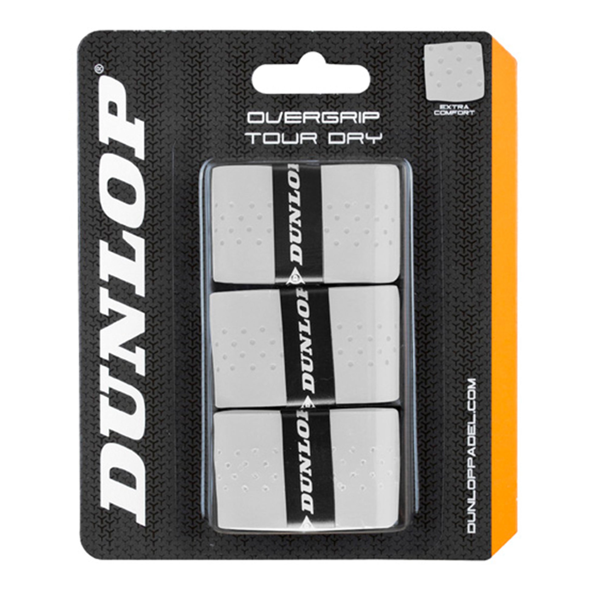 Dunlop Tour Dry Pack de 3-blanc