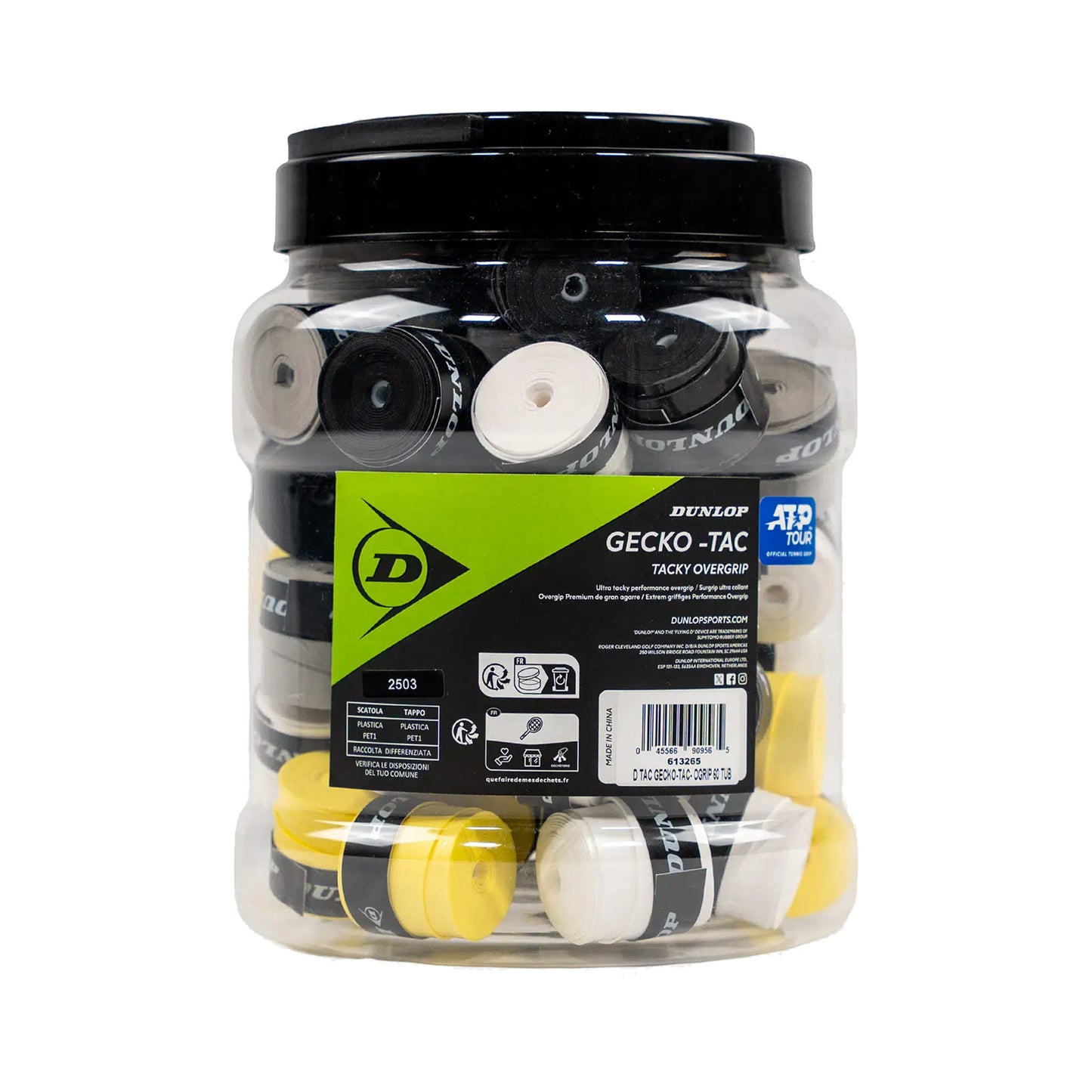 Dunlop Gecko-Tac Pack de 60 - multicouleur