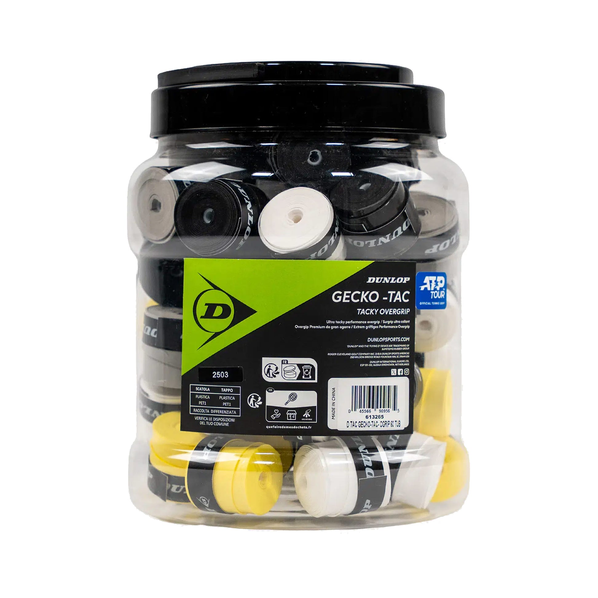 Dunlop Gecko-Tac Pack de 60 - multicouleur