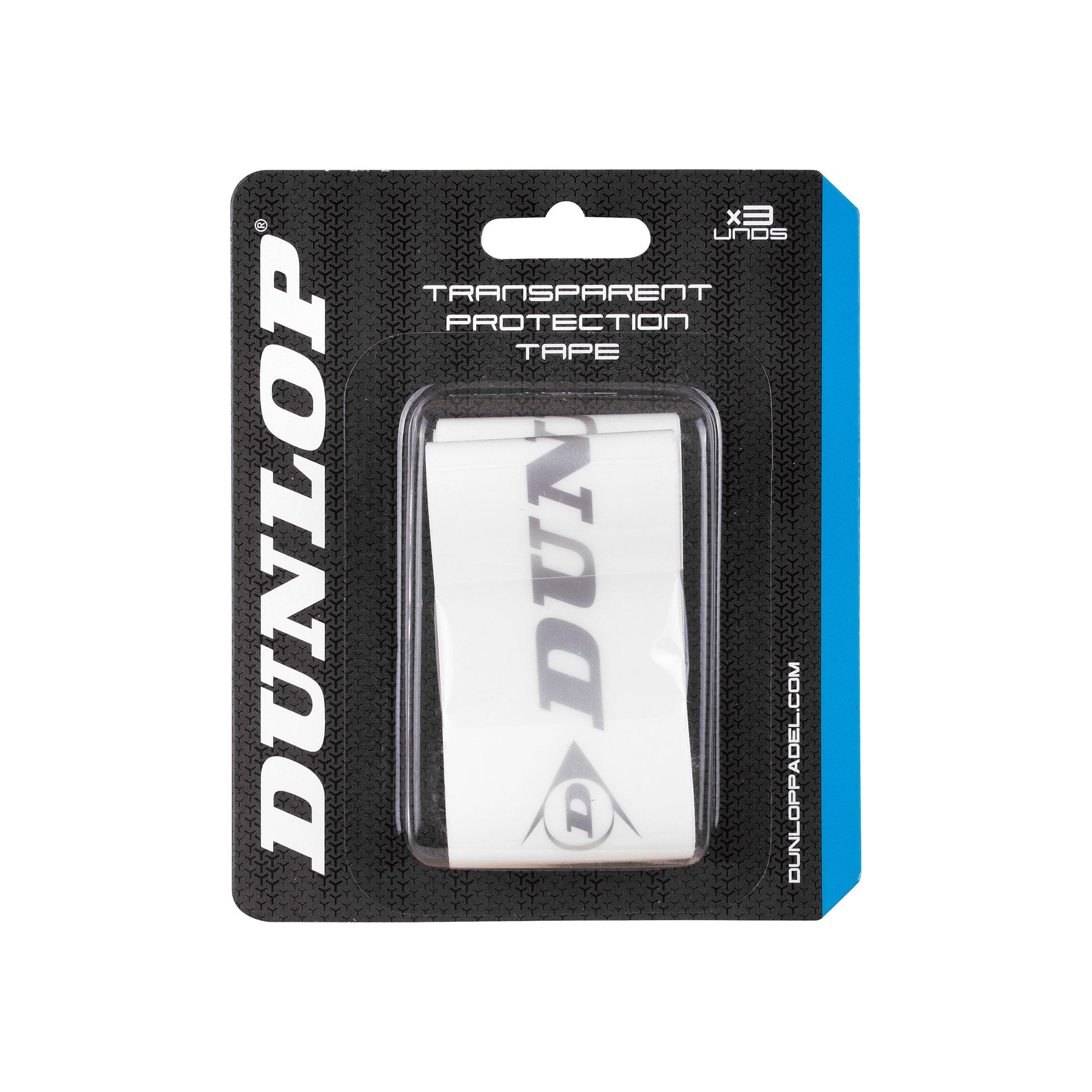 Dunlop Padel Transparent Pro Tape Protection Cadre-Transparent