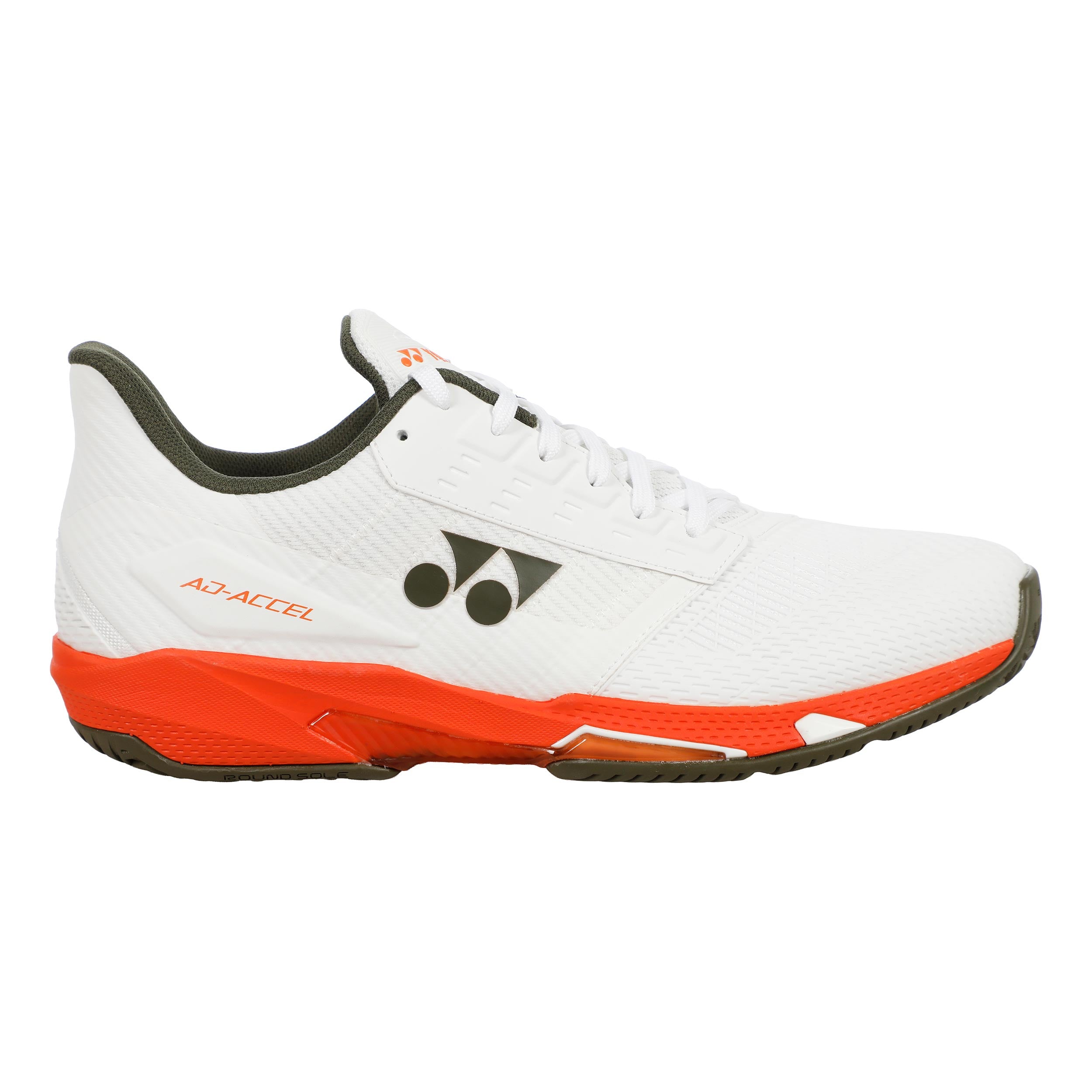 Yonex Power cushion AD Accel Chaussures toutes surfaces Hommes - blanc, orange