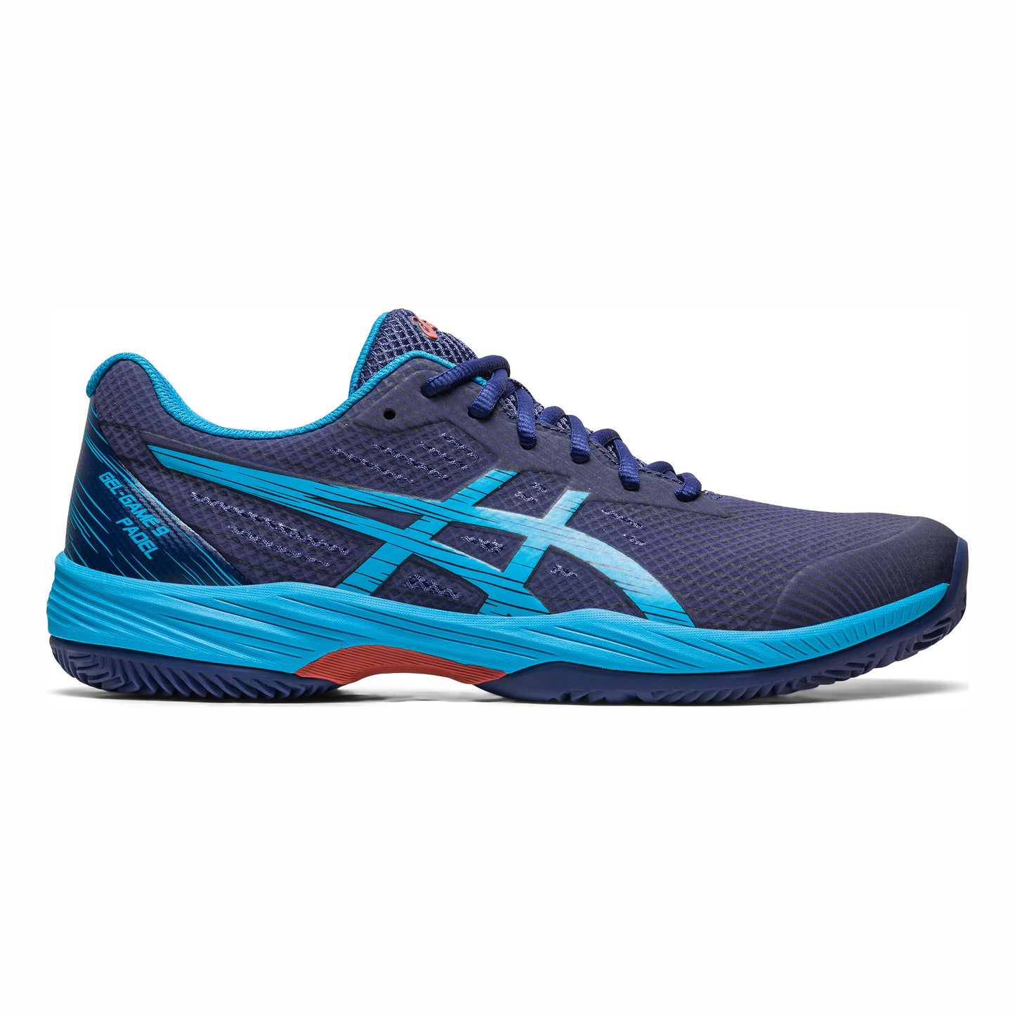 ASICS Gel-Game 9 Chaussures padel Hommes - bleu foncé, turquoise