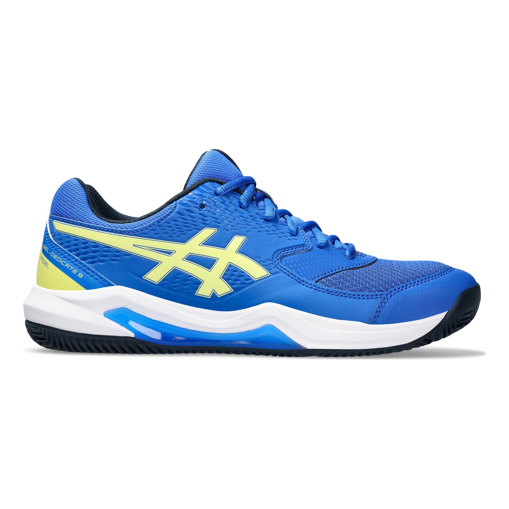 ASICS Gel-Dedicate 8 Chaussures padel Hommes - bleu clair, jaune