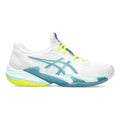 Court FF 3 Chaussures toutes surfaces Femmes - blanc, bleu petrol