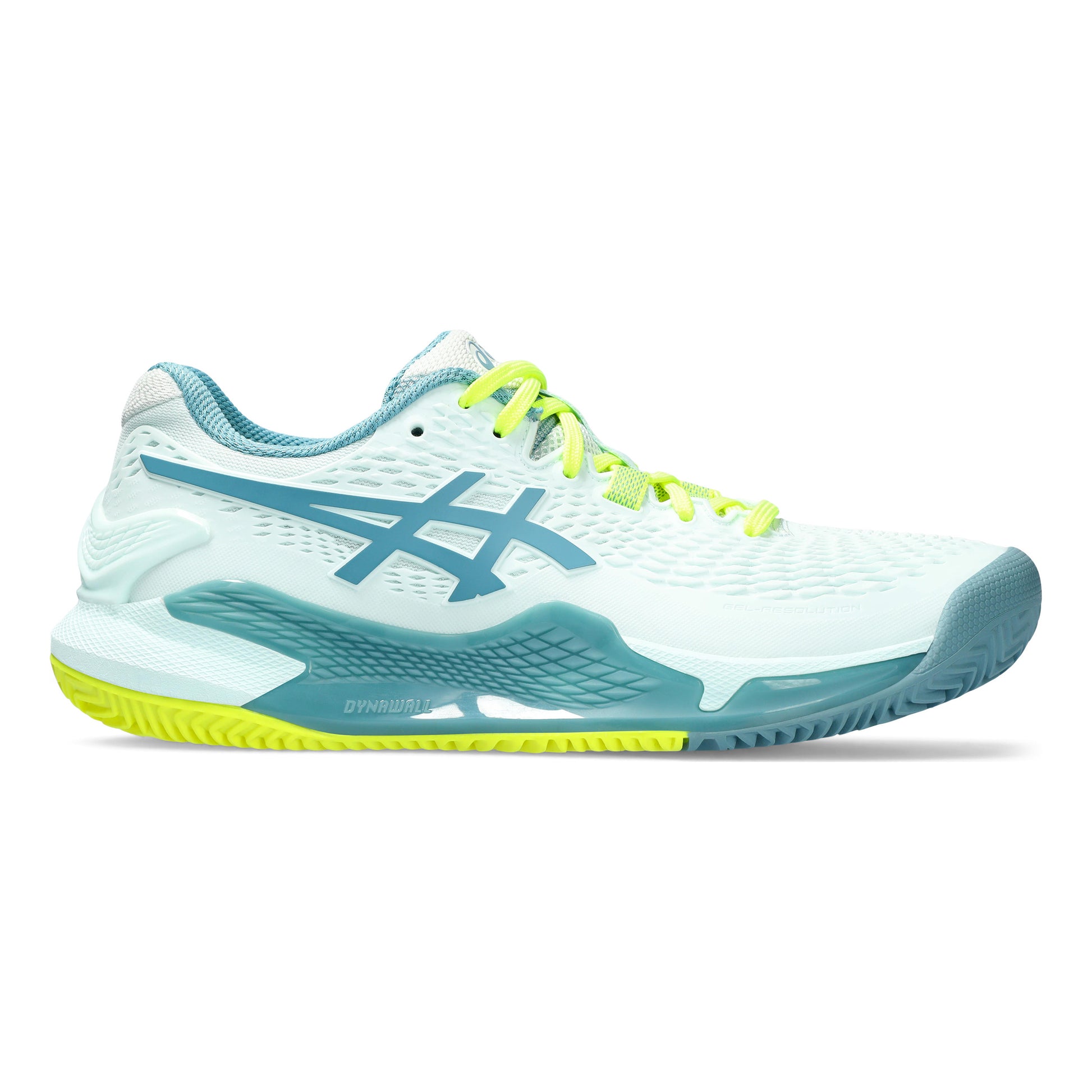 ASICS Gel-Resolution 9 Chaussure terre battue Femmes - menthe, bleu petrol