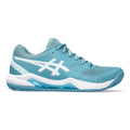 Gel-Dedicate 8 Chaussure terre battue Femmes - bleu petrol, blanc