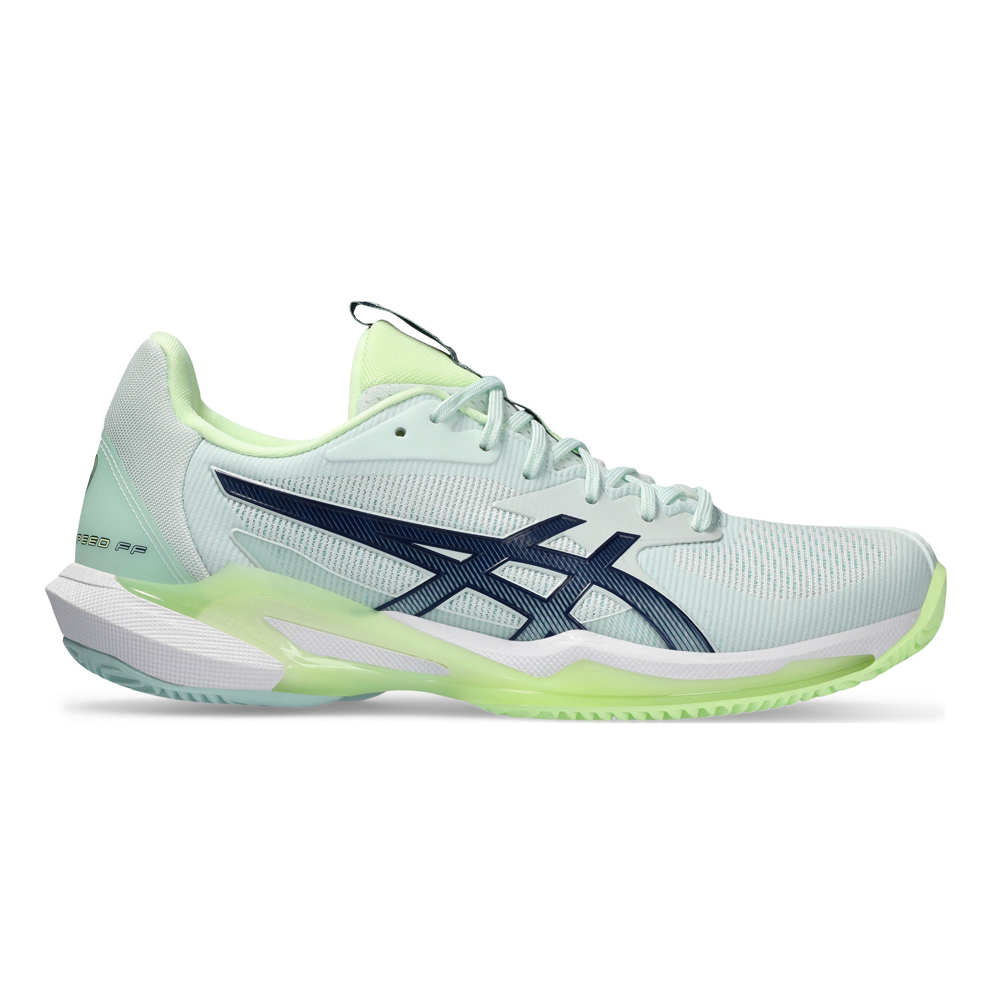 ASICS Solution Speed FF 3 Chaussure terre battue Femmes - menthe, bleu foncé