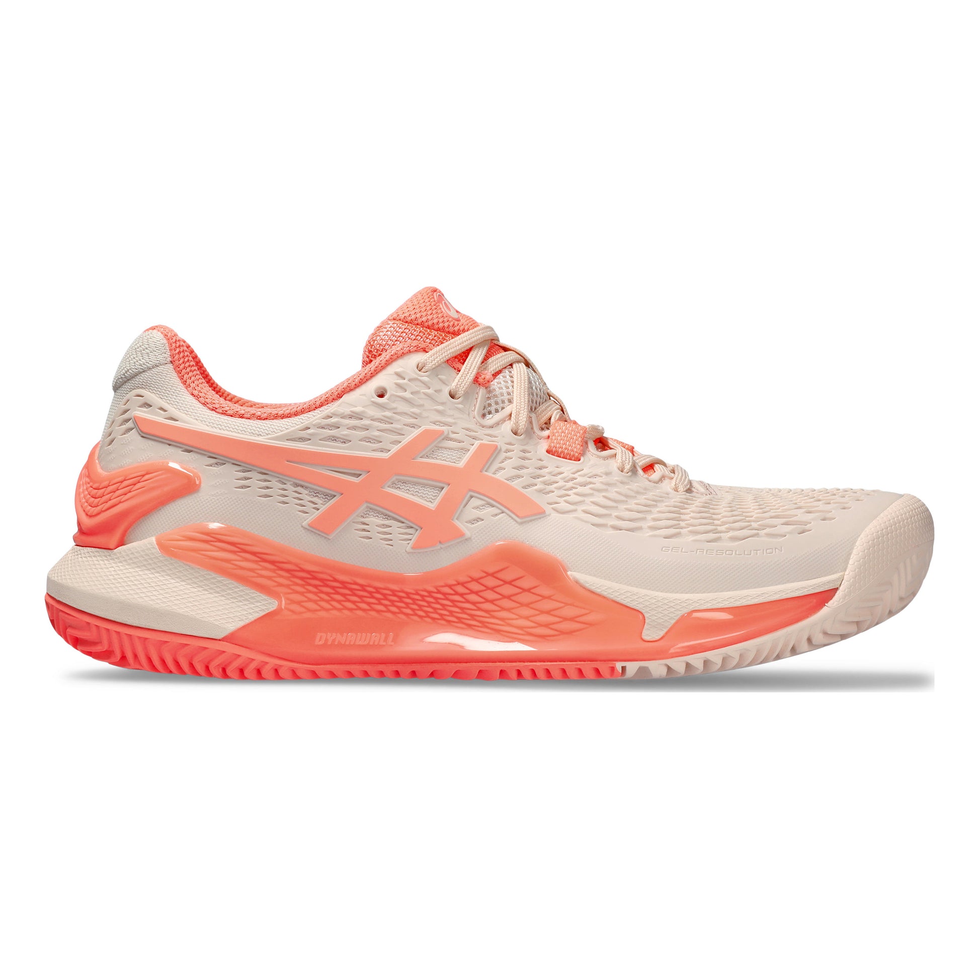 ASICS Gel-Resolution 9 Chaussure terre battue Femmes - abricot, corail