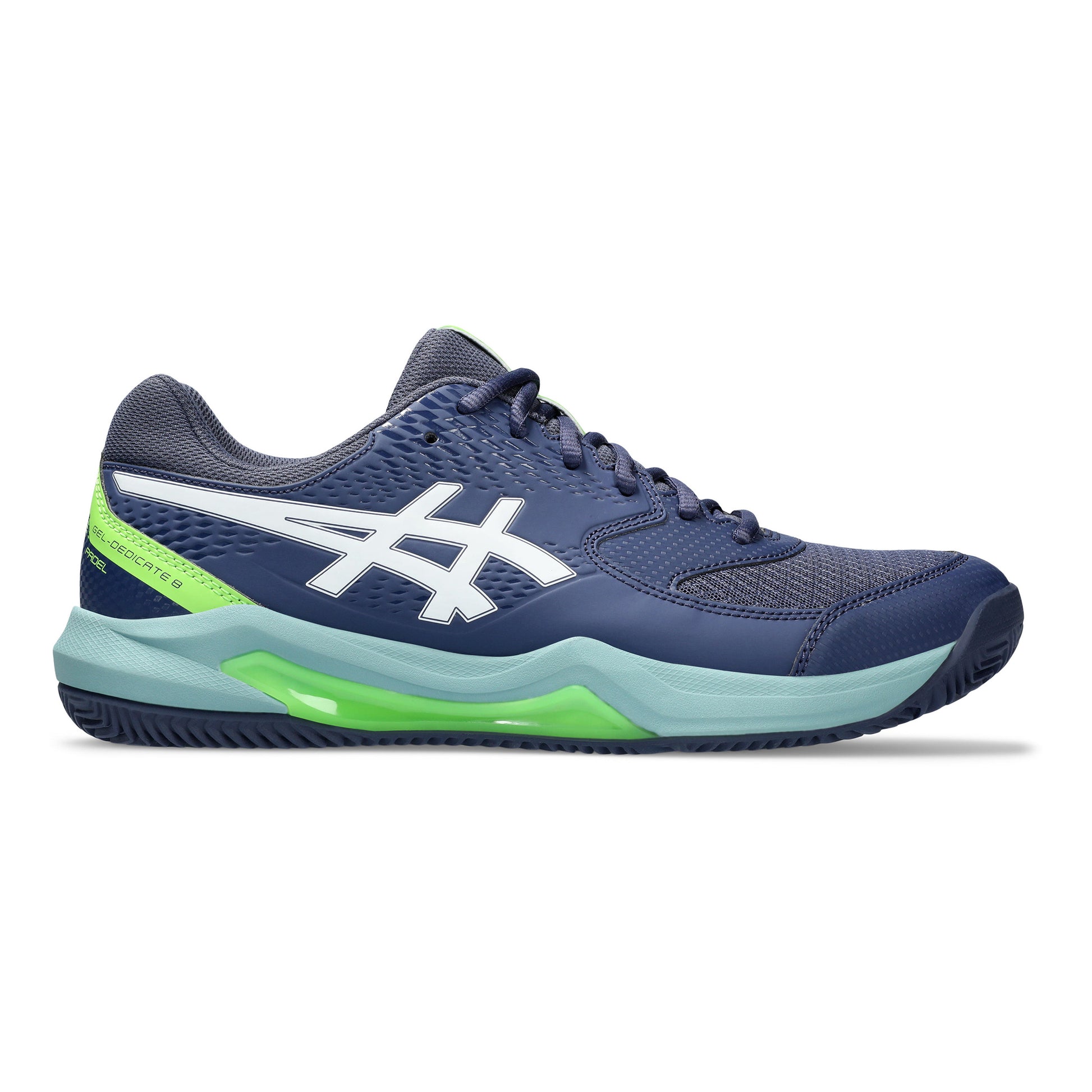 ASICS Gel-Dedicate 8 Chaussures padel Hommes - bleu foncé, mint