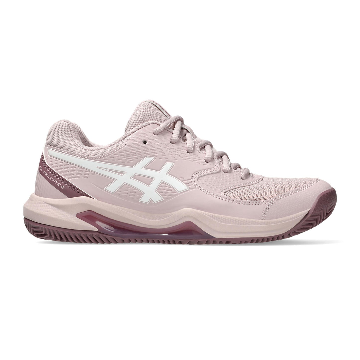 ASICS Gel-Dedicate 8 Chaussure terre battue Femmes - vieux rose, mauve