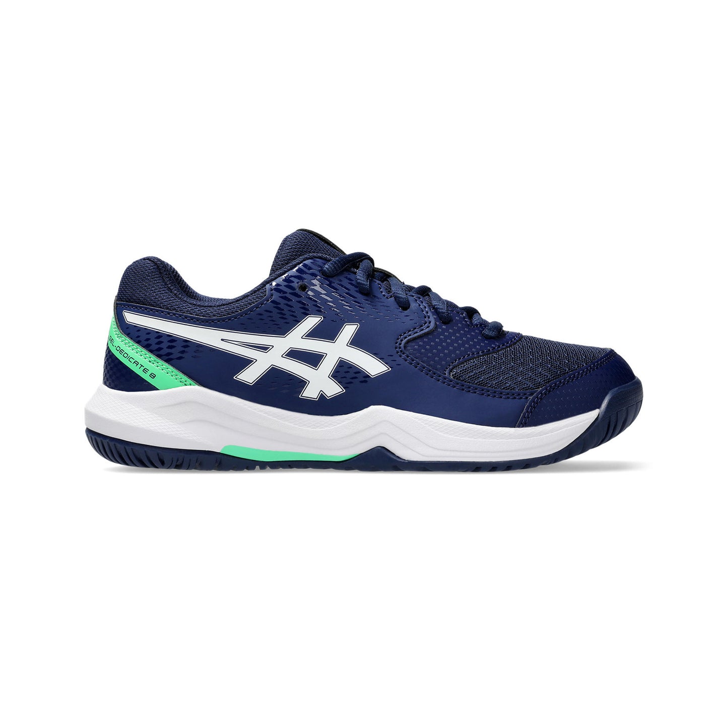 ASICS Gel-Dedicate 8 GS Chaussures toutes surfaces Enfants - bleu, blanc