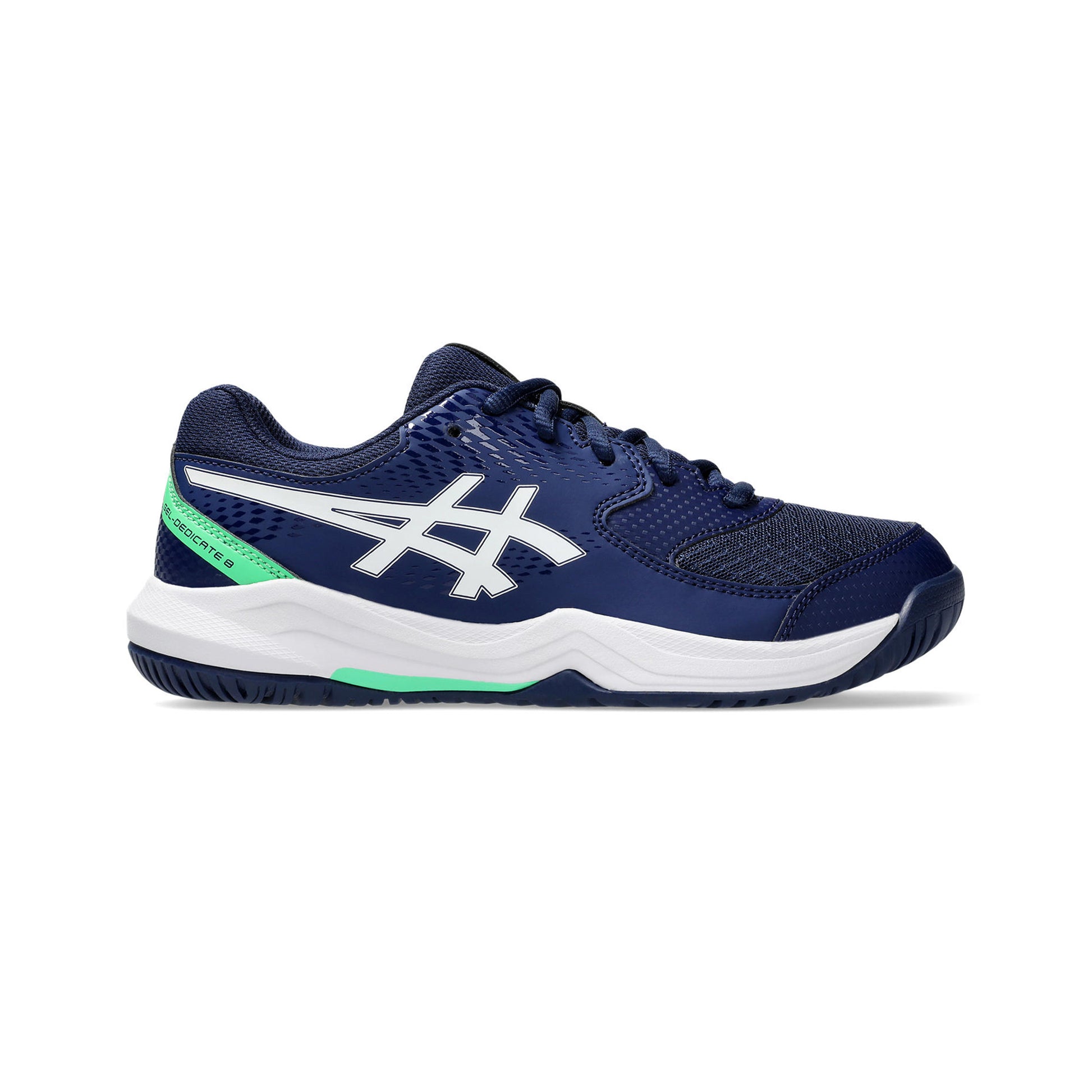 ASICS Gel-Dedicate 8 GS Chaussures toutes surfaces Enfants - bleu, blanc