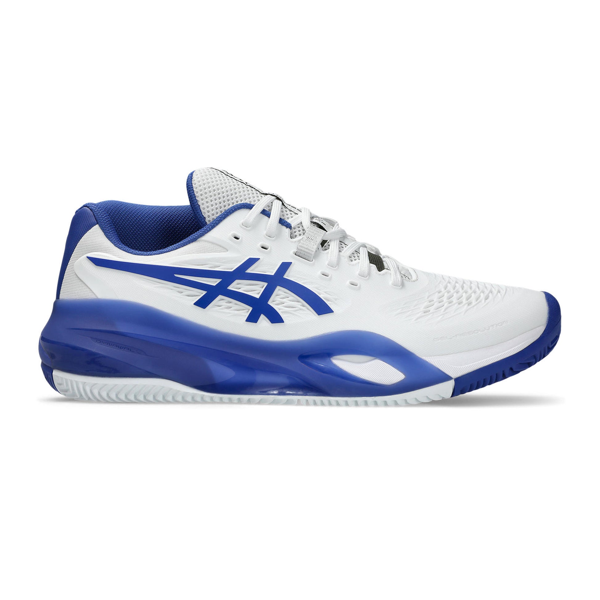 ASICS Gel-Resolution X Chaussure terre battue Hommes - blanc, bleu foncé