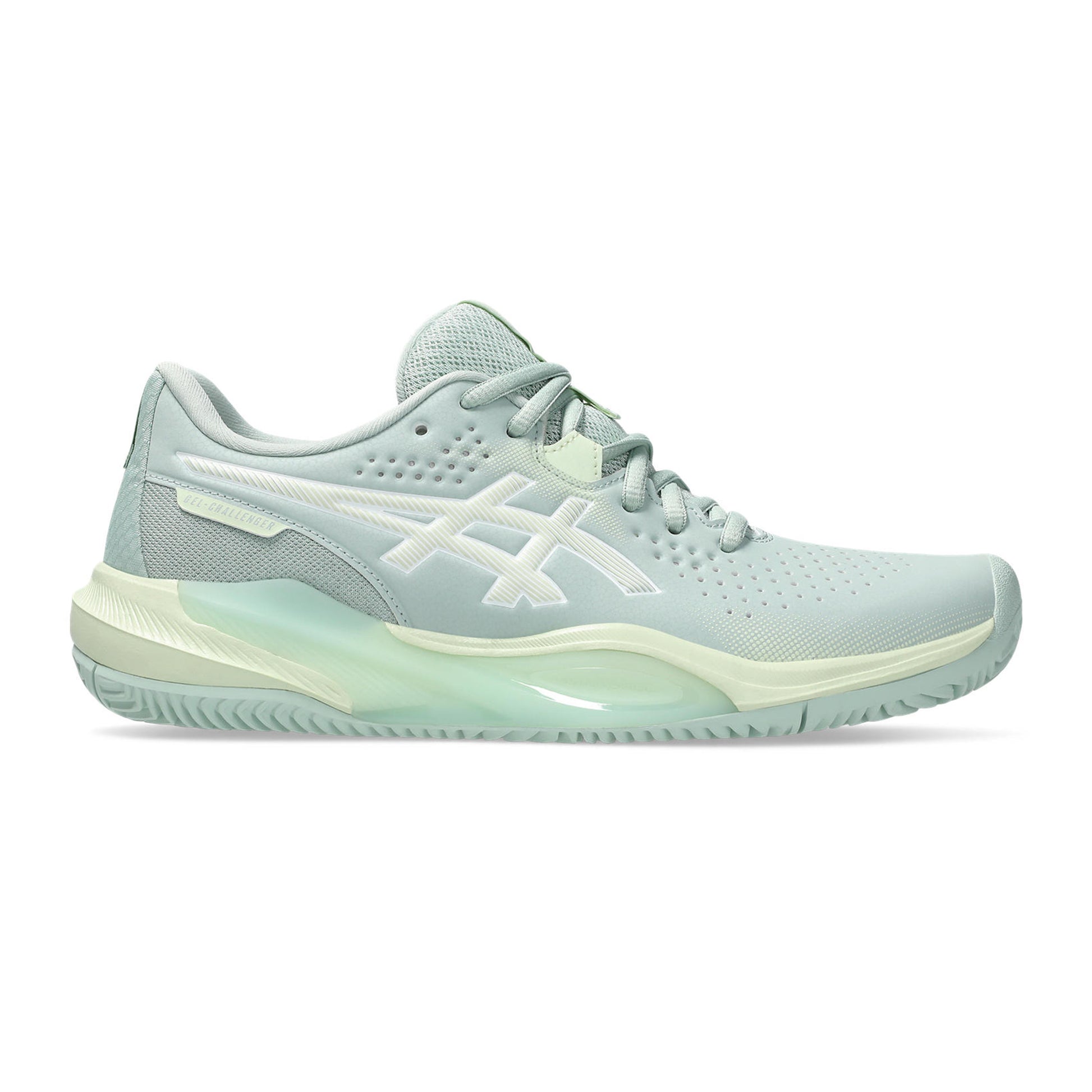 ASICS Gel-Challenger 15 Chaussure terre battue Femmes - bleu gris, jaune lemon