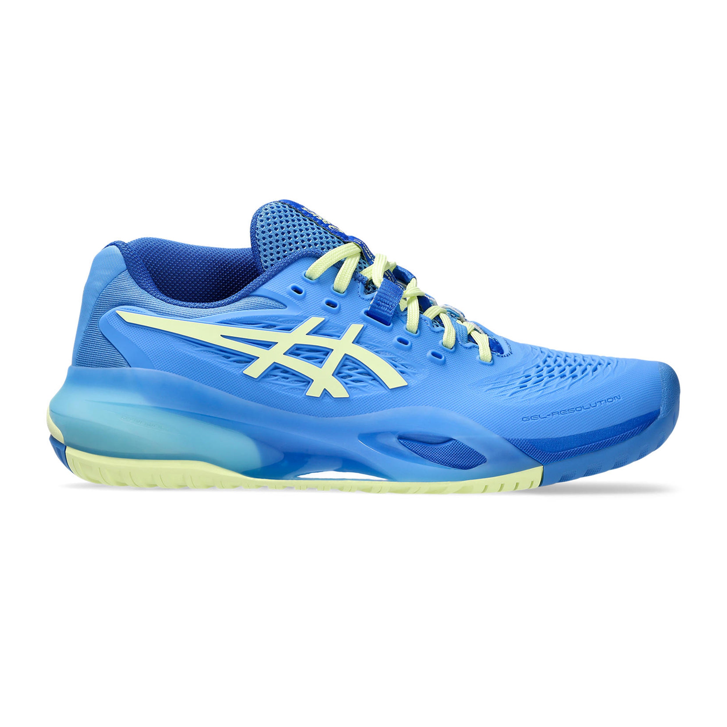 ASICS Gel-Resolution X Chaussures toutes surfaces Femmes - bleu, jaune lemon