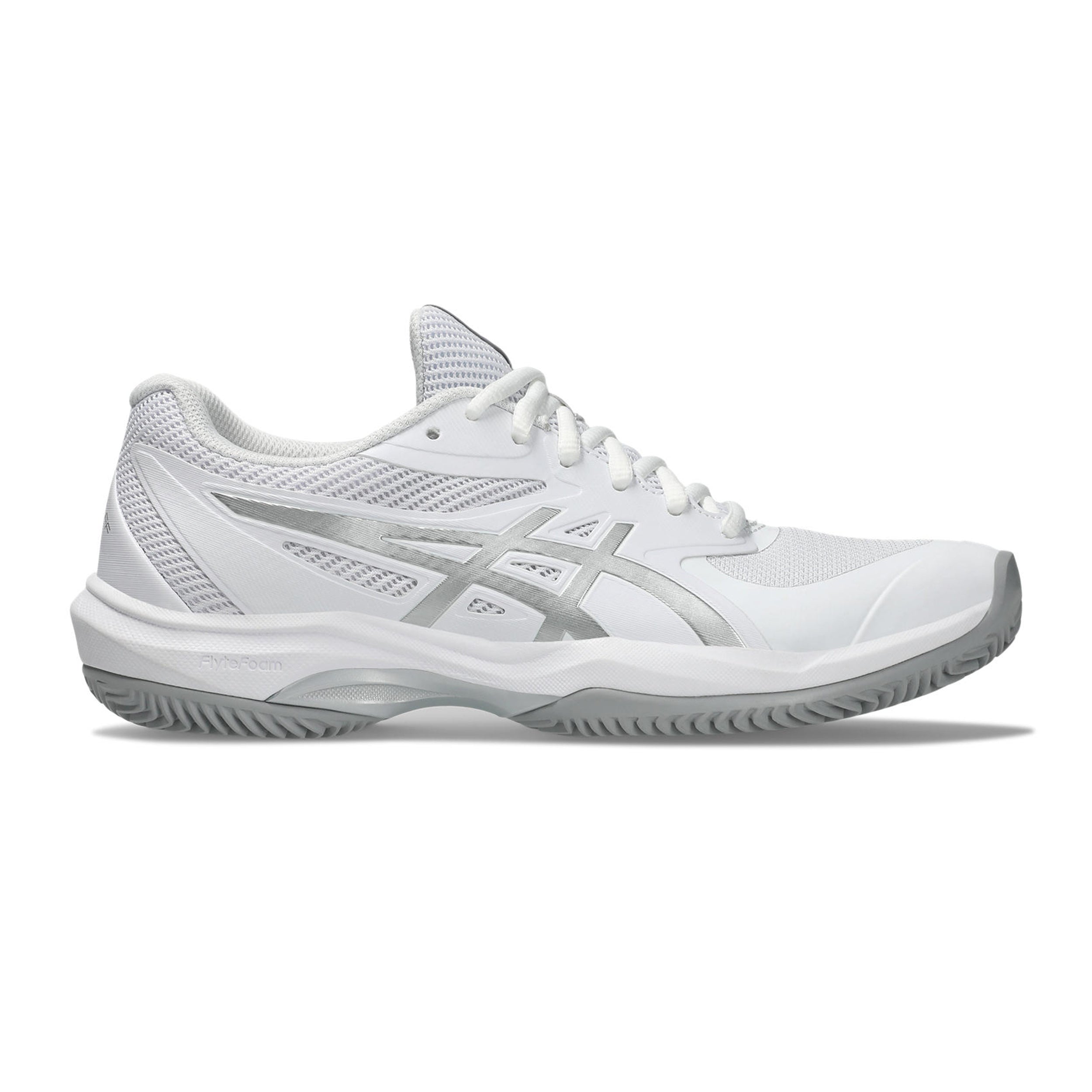 ASICS Game FF Chaussure terre battue Femmes - blanc, argent