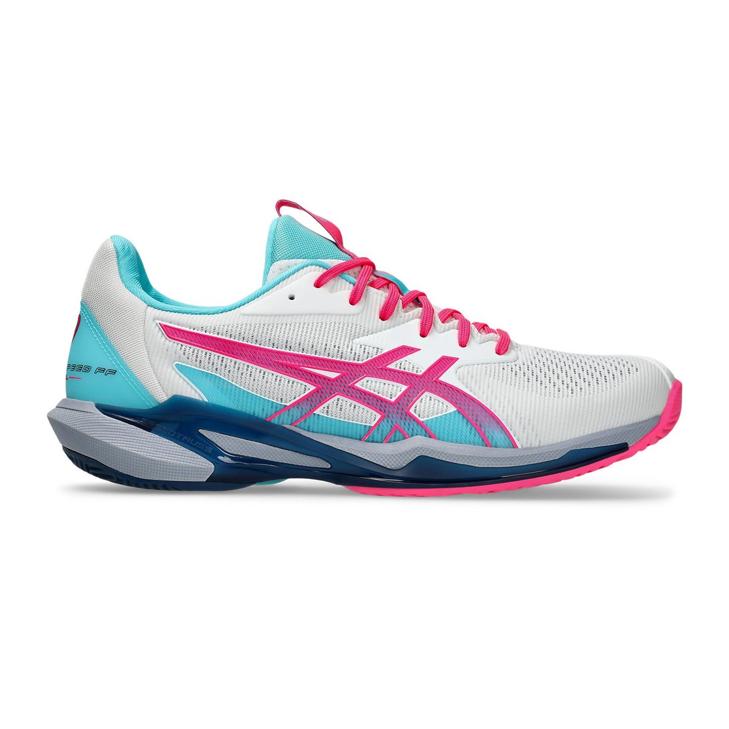 ASICS Solution Speed FF 3 Chaussures Padel Hommes-Blanc,Pink